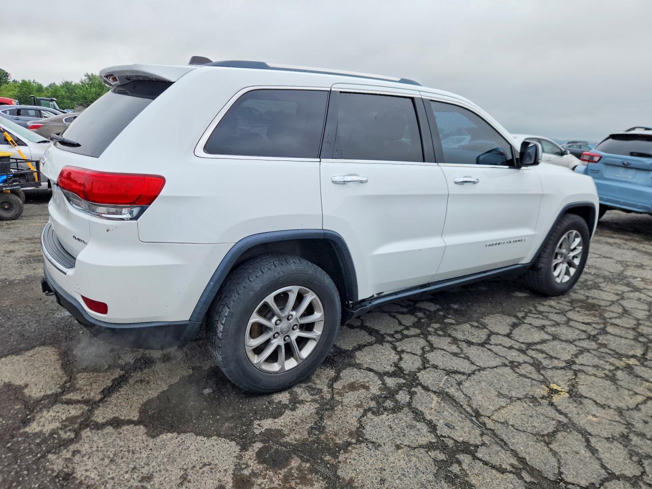 2014 Jeep Grand Cherokee Limited White vin: 1C4RJFBG1EC131493