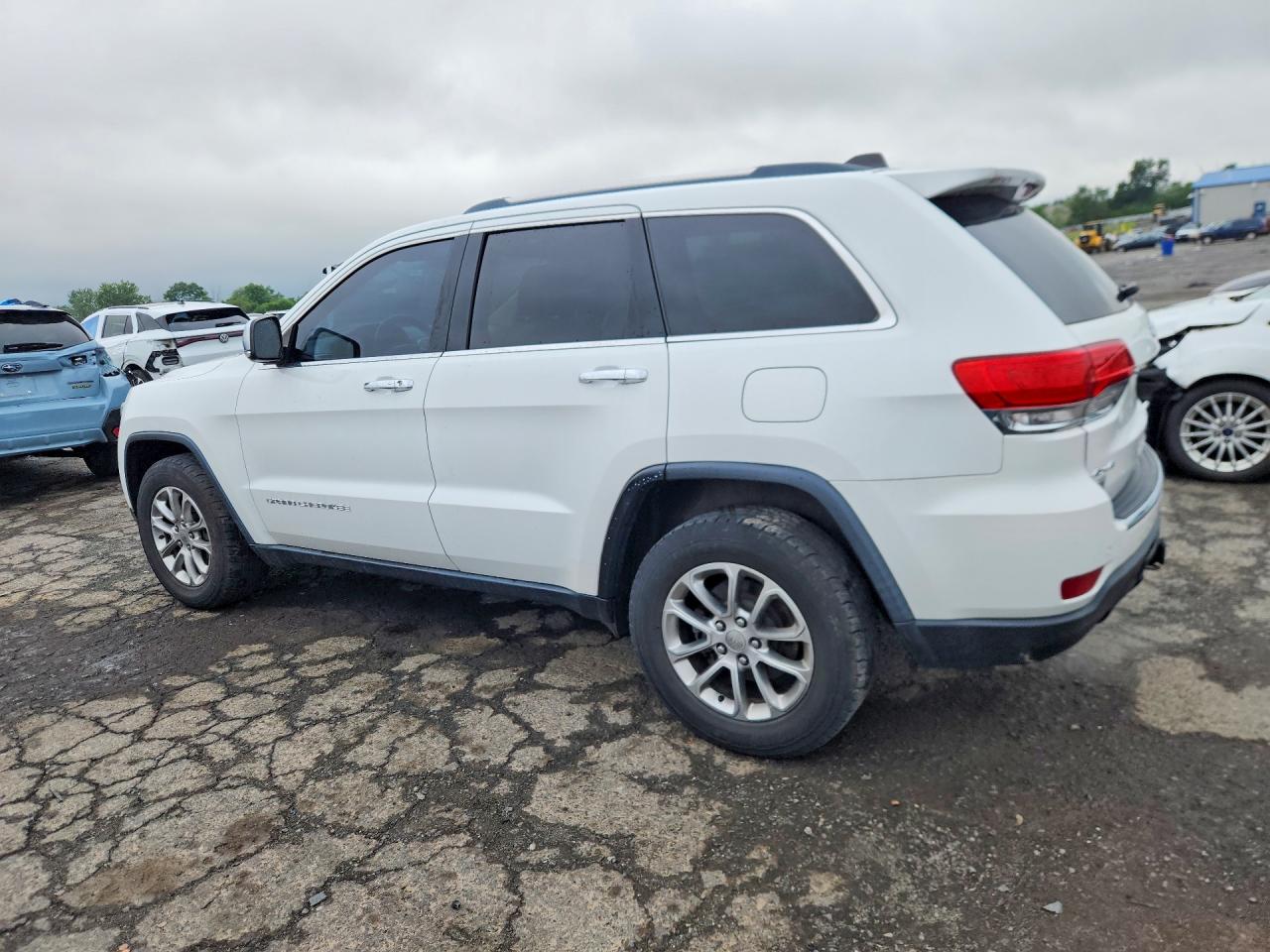 2014 Jeep Grand Cherokee Limited White vin: 1C4RJFBG1EC131493