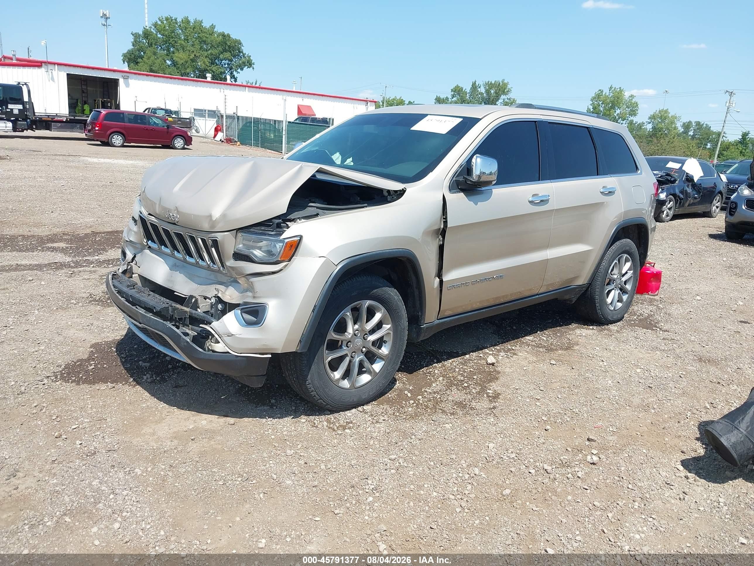 2014 Jeep Grand Cherokee Limited Золотой vin: 1C4RJFBG1EC152926
