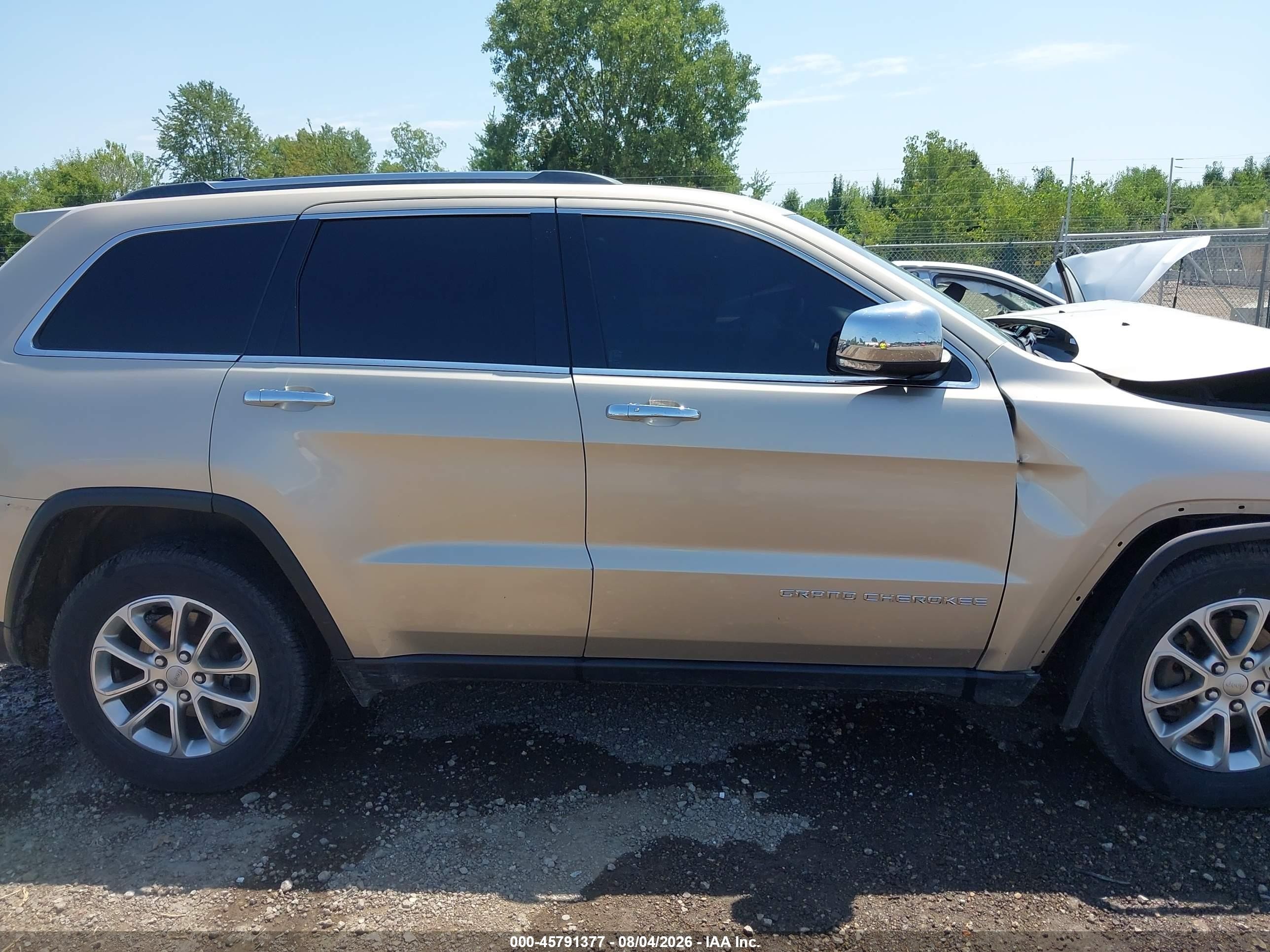 2014 Jeep Grand Cherokee Limited Золотой vin: 1C4RJFBG1EC152926