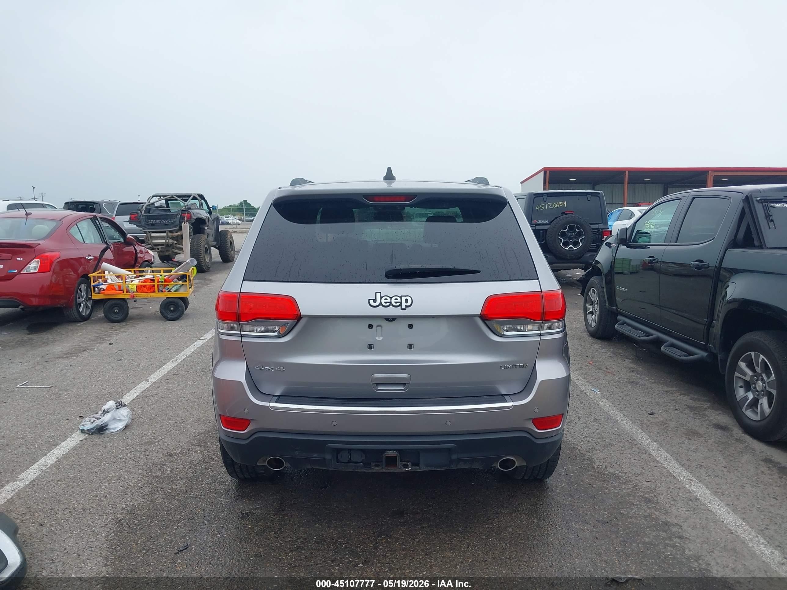2014 Jeep Grand Cherokee Limited Silver vin: 1C4RJFBG1EC162274