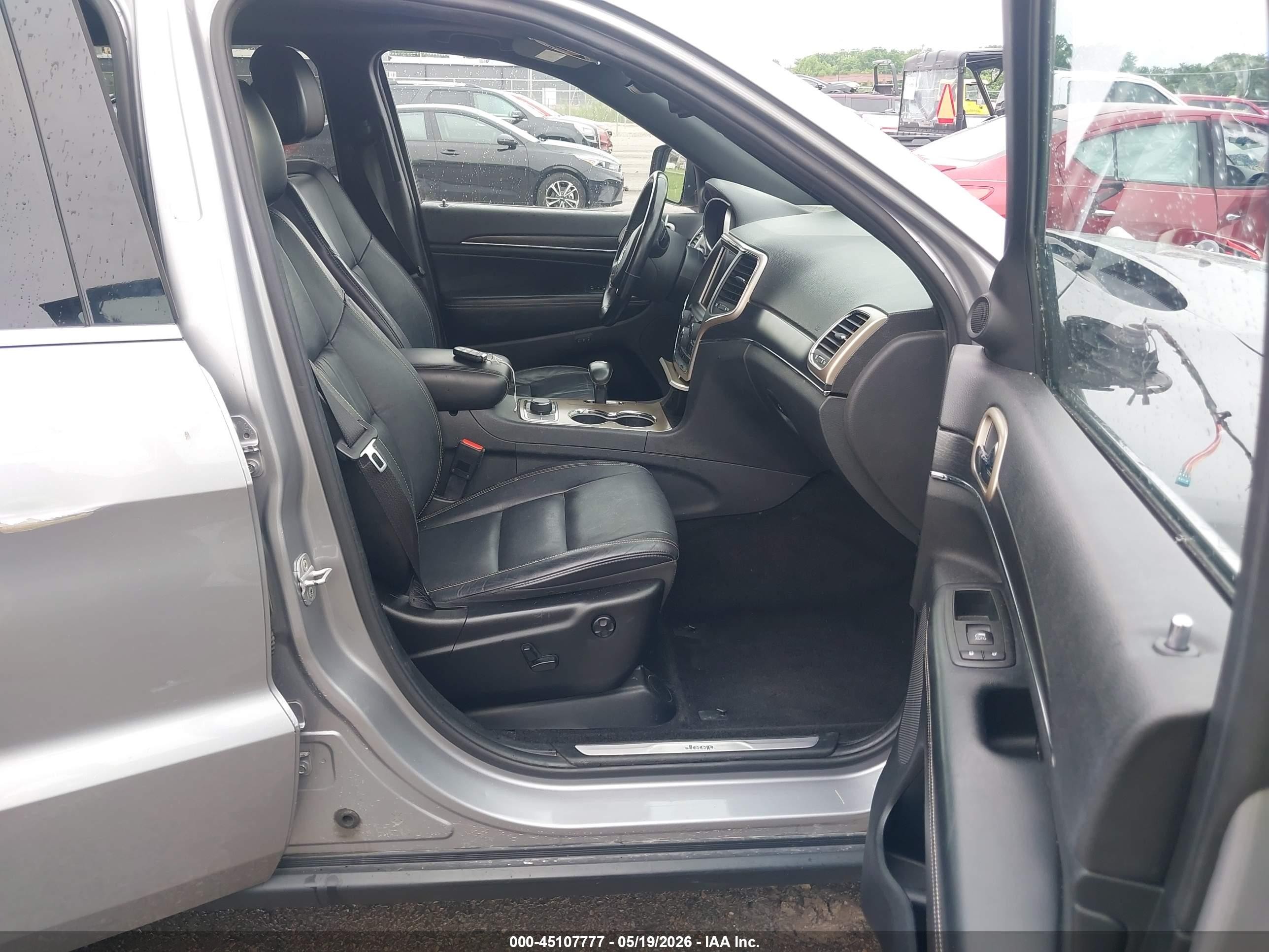 2014 Jeep Grand Cherokee Limited Silver vin: 1C4RJFBG1EC162274