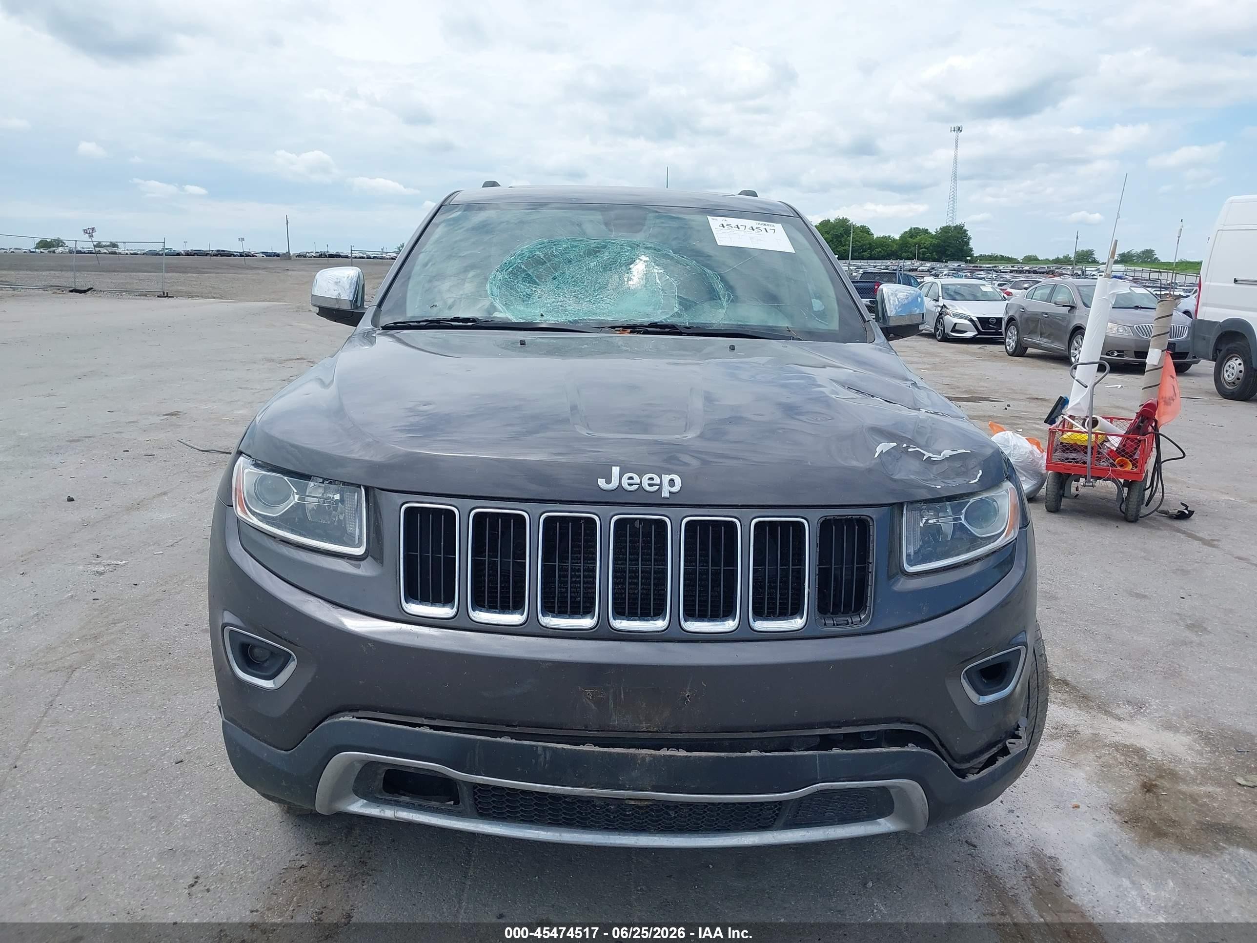 2014 Jeep Grand Cherokee Limited Gray vin: 1C4RJFBG1EC205902