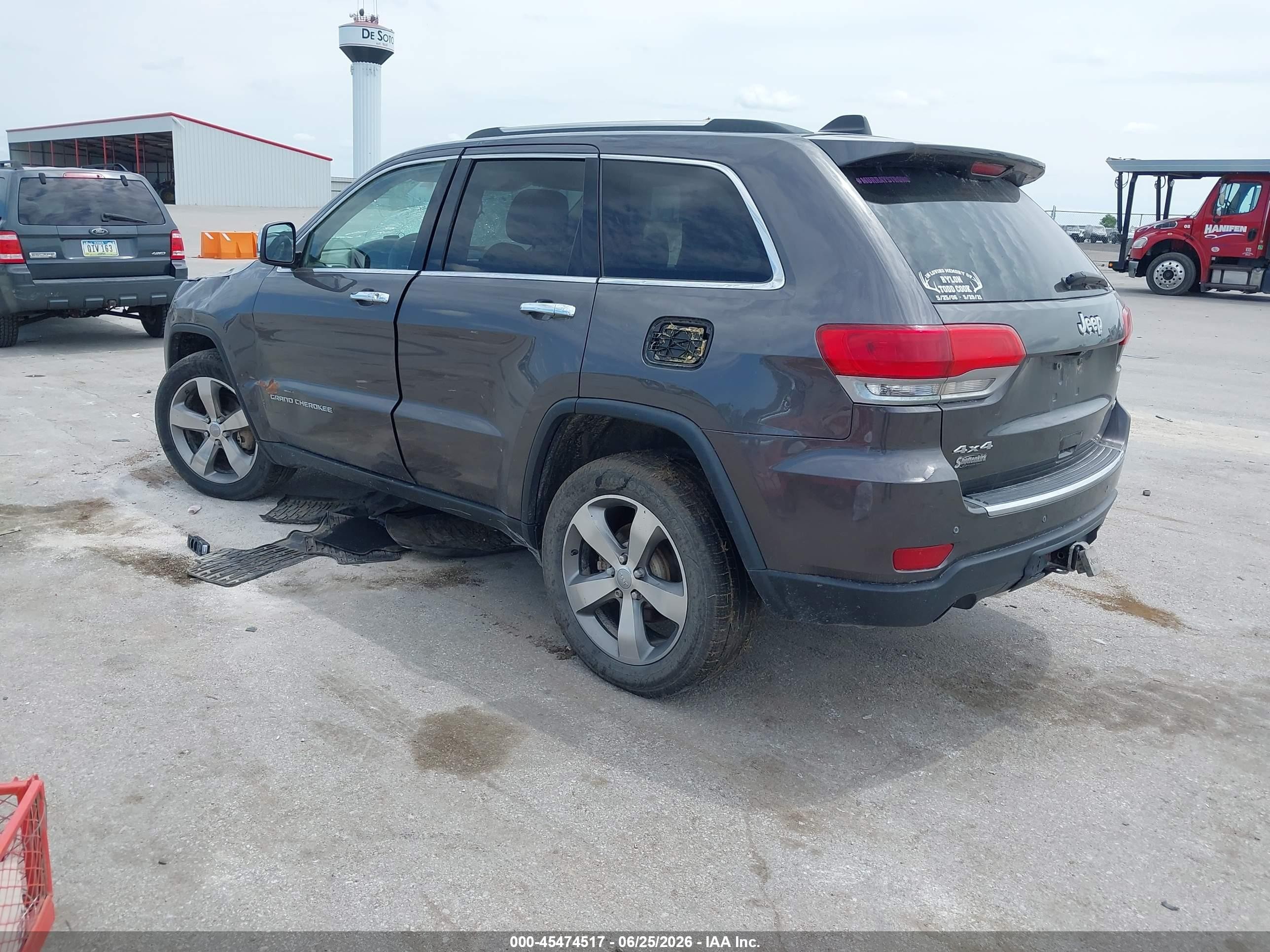 2014 Jeep Grand Cherokee Limited Gray vin: 1C4RJFBG1EC205902