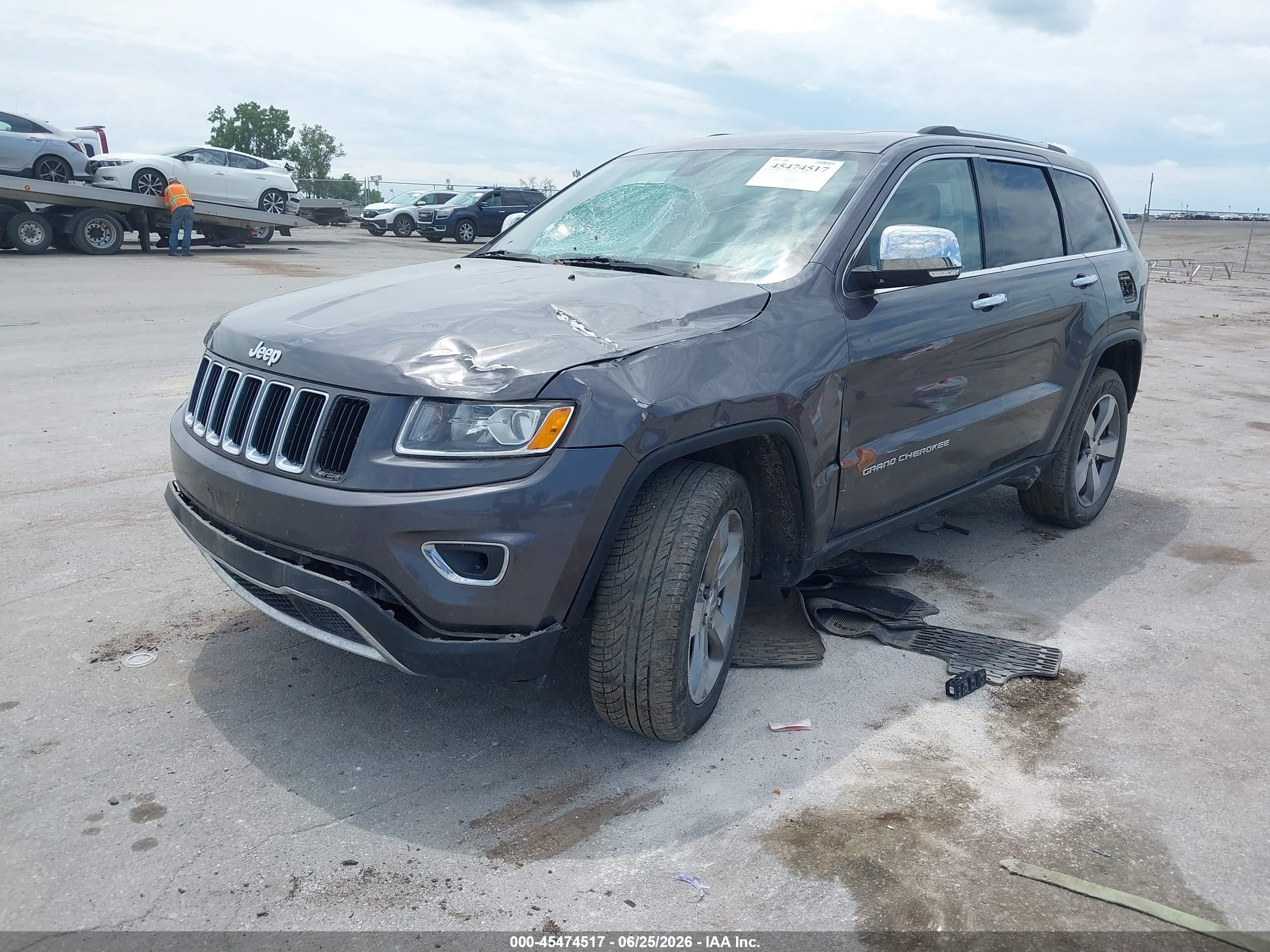 2014 Jeep Grand Cherokee Limited Gray vin: 1C4RJFBG1EC205902