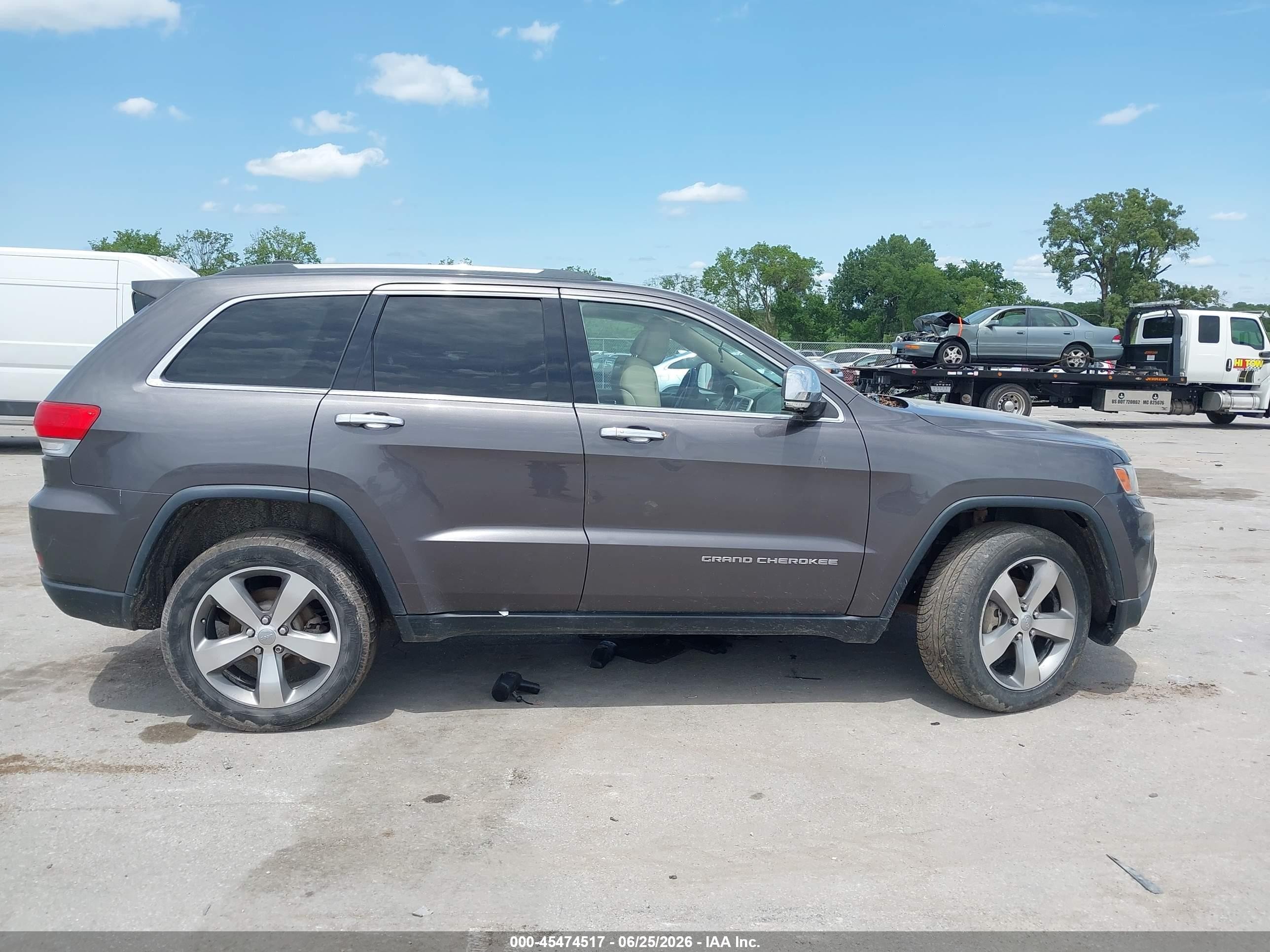 2014 Jeep Grand Cherokee Limited Gray vin: 1C4RJFBG1EC205902