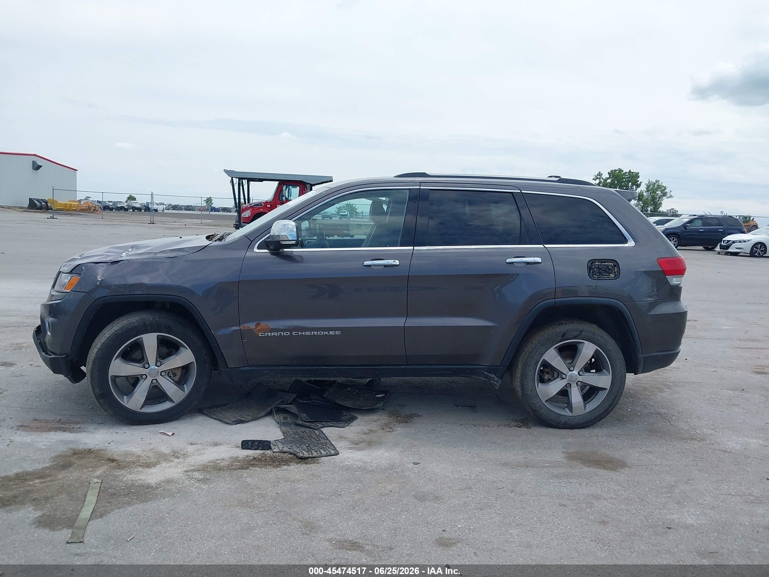 2014 Jeep Grand Cherokee Limited Gray vin: 1C4RJFBG1EC205902