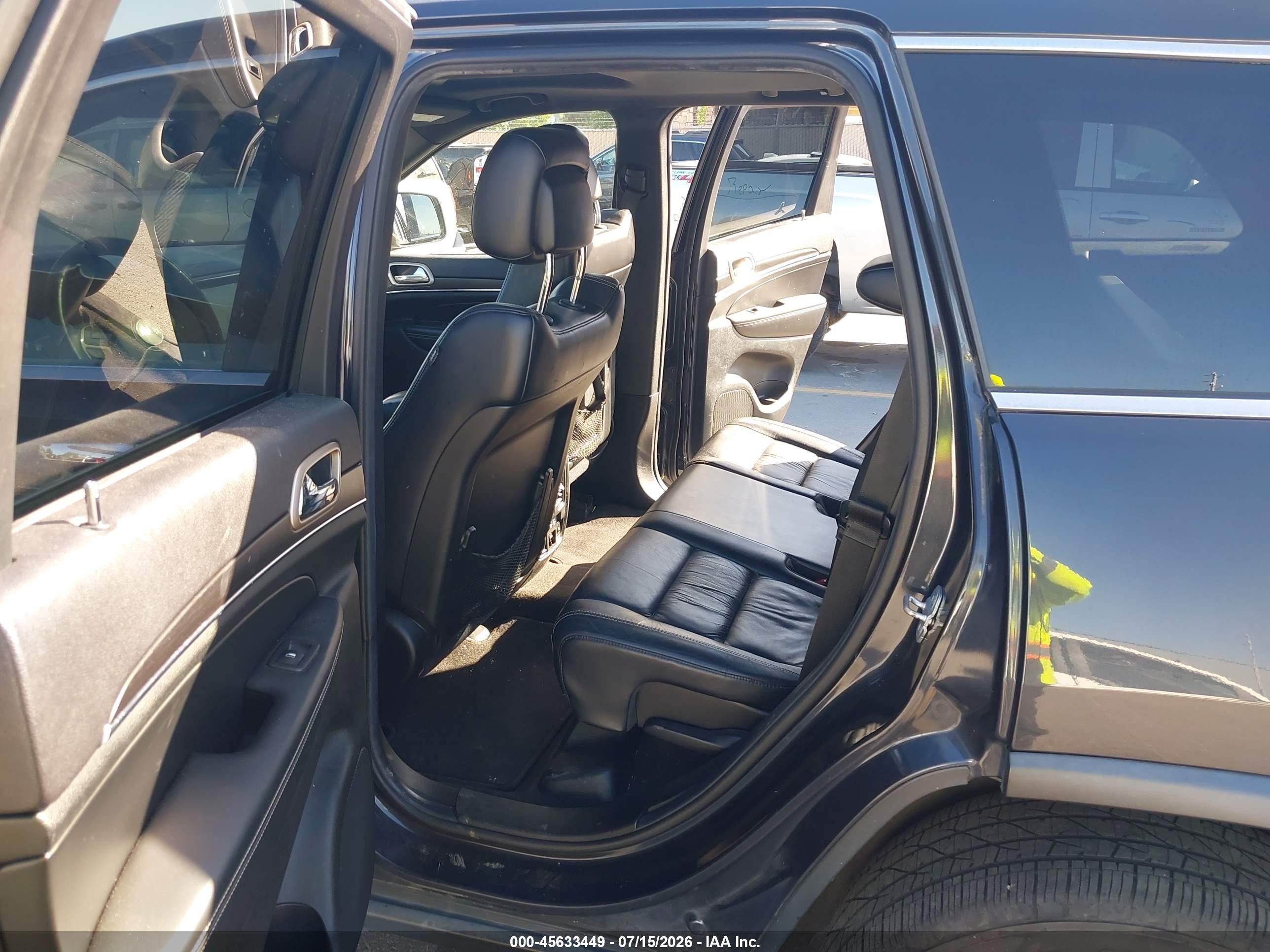 2014 Jeep Grand Cherokee Limited Black vin: 1C4RJFBG1EC216589
