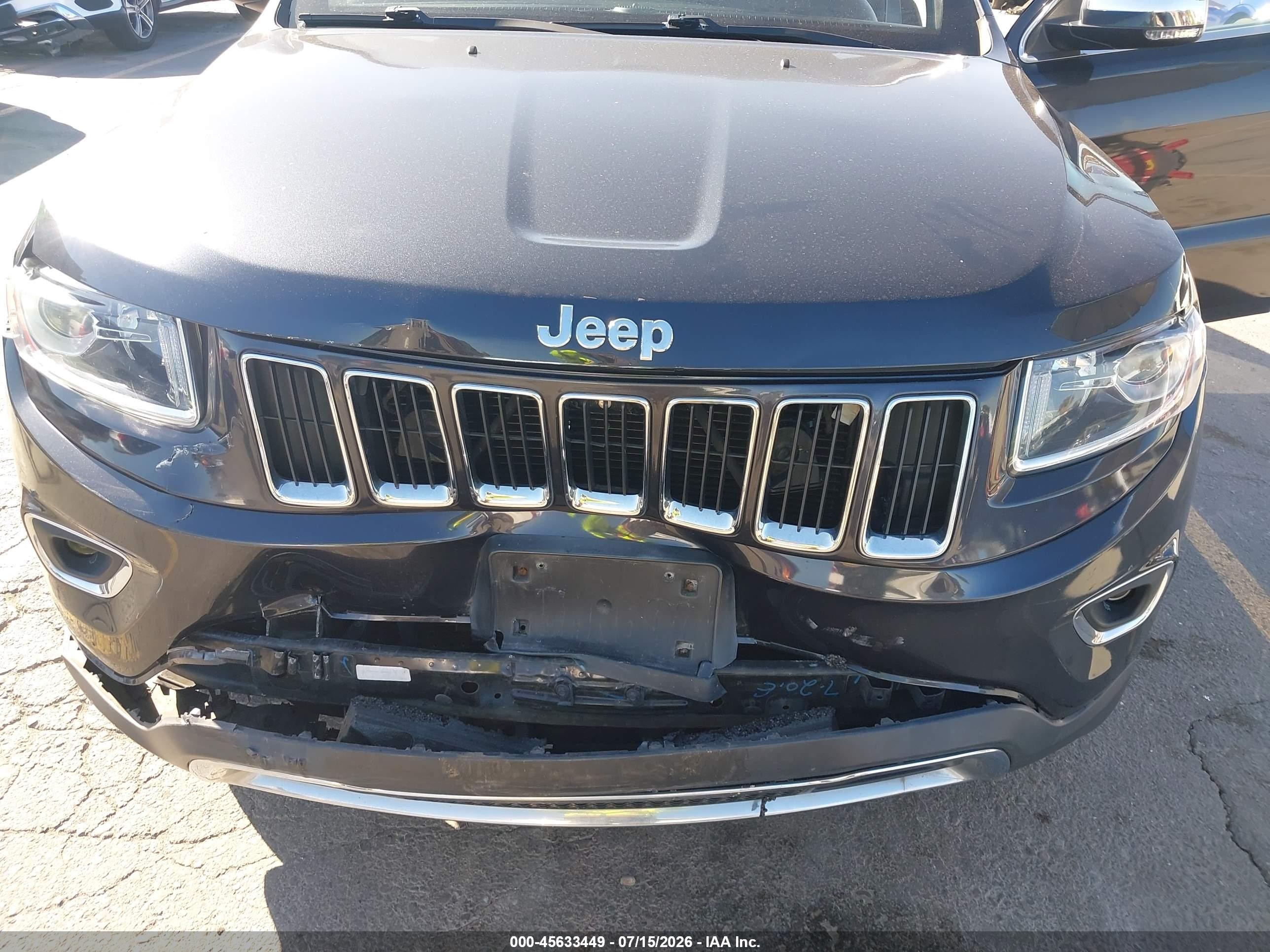 2014 Jeep Grand Cherokee Limited Black vin: 1C4RJFBG1EC216589
