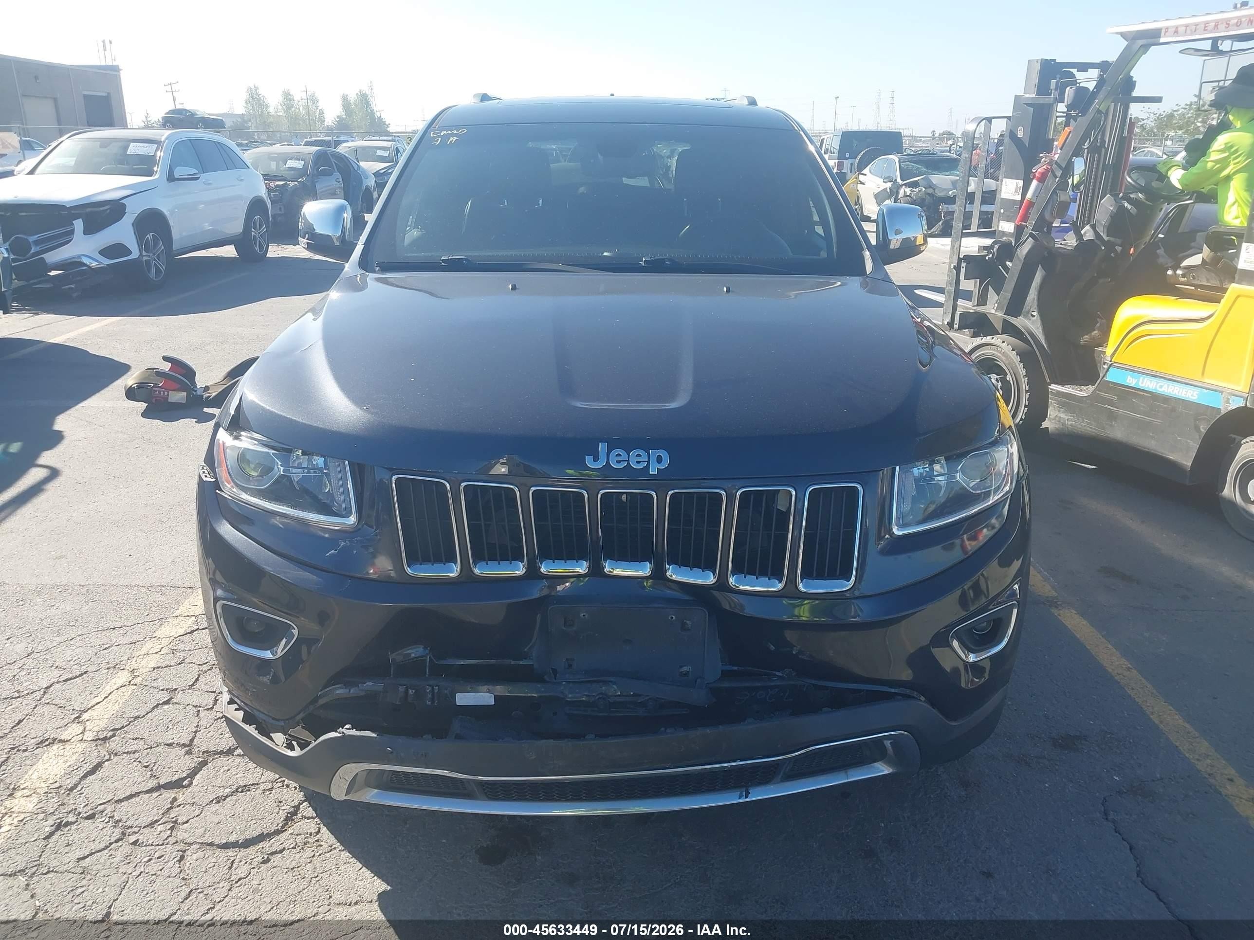 2014 Jeep Grand Cherokee Limited Black vin: 1C4RJFBG1EC216589