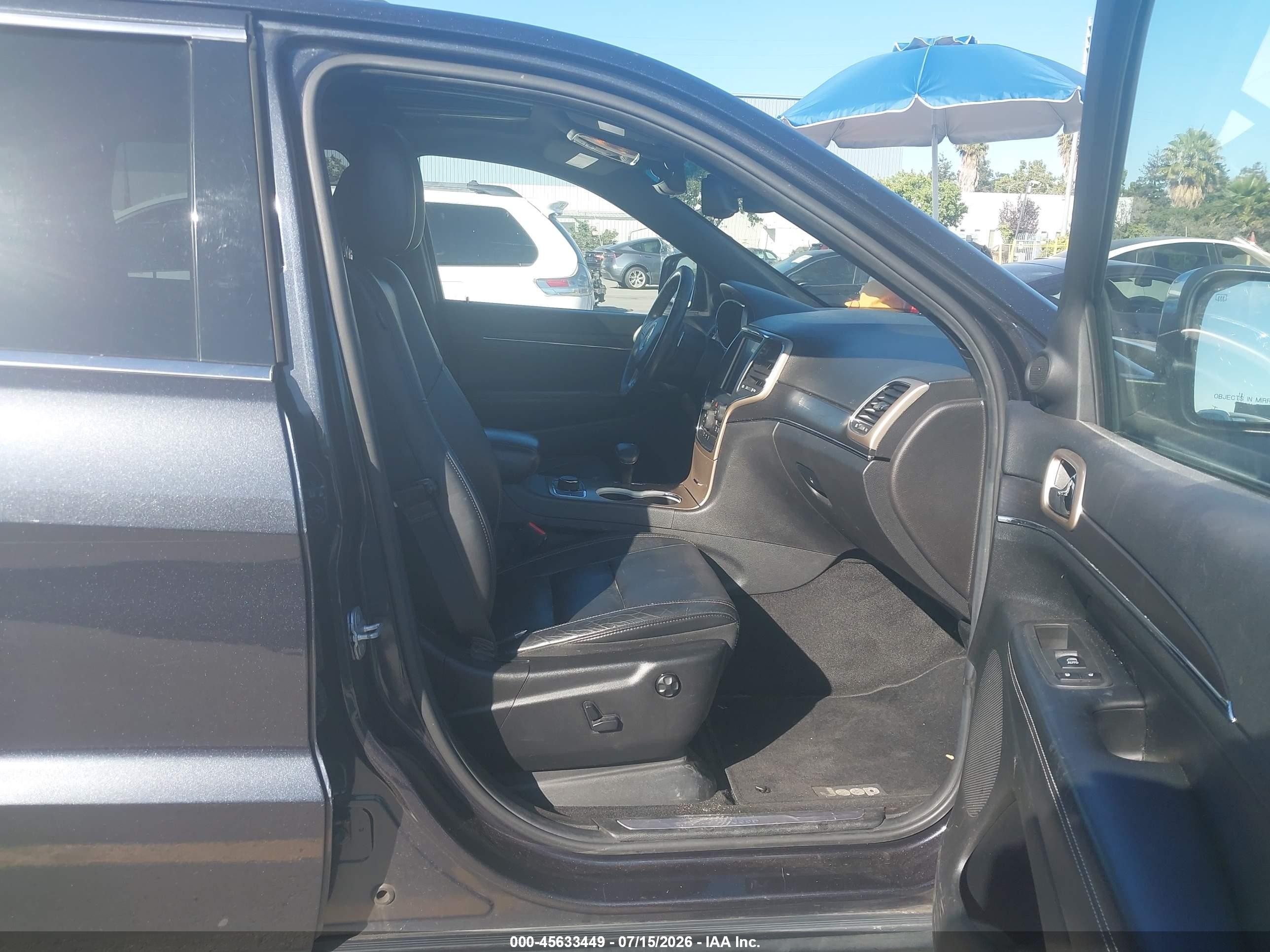 2014 Jeep Grand Cherokee Limited Black vin: 1C4RJFBG1EC216589