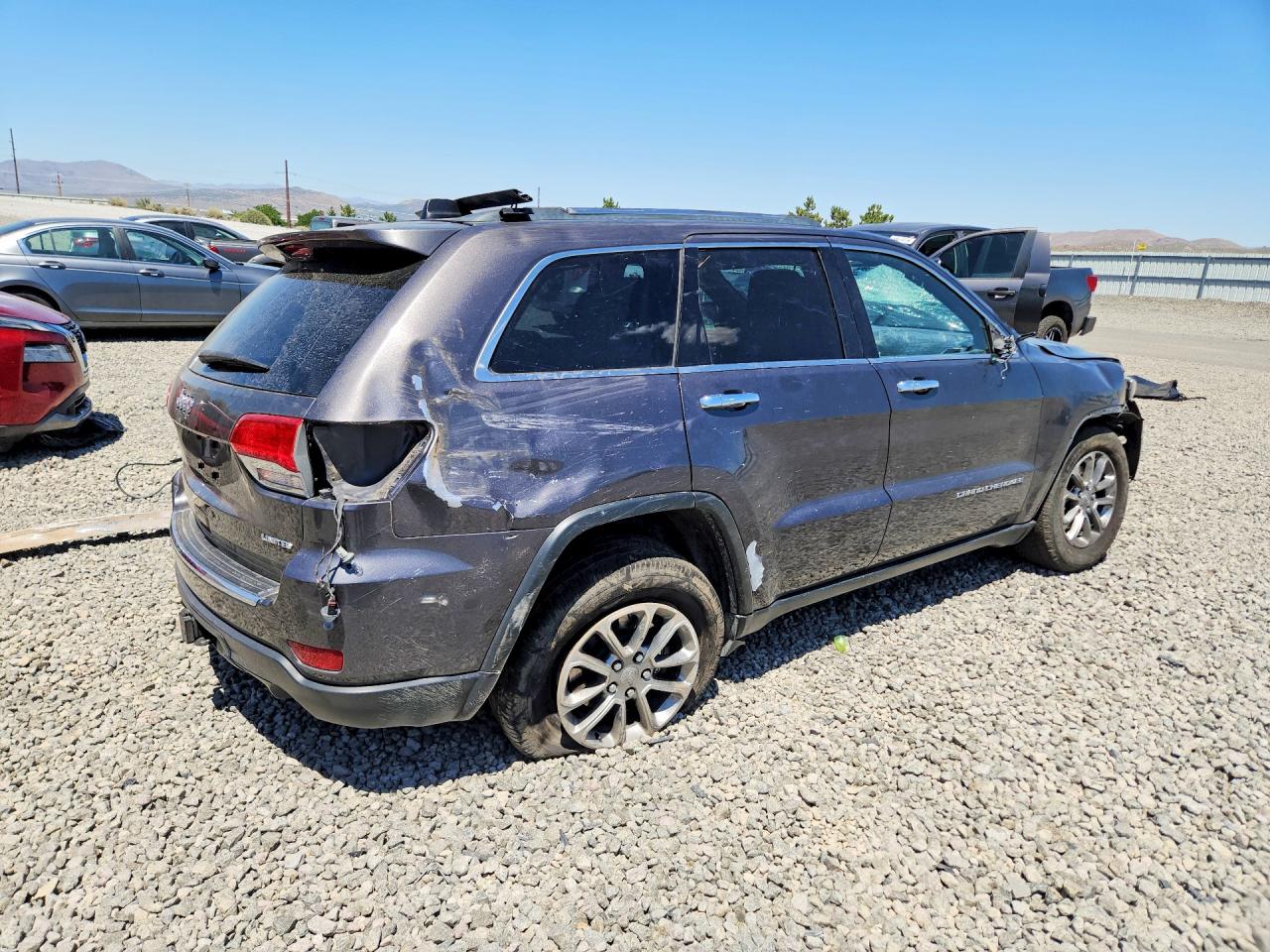 2014 Jeep Grand Cherokee Limited Charcoal vin: 1C4RJFBG1EC218889
