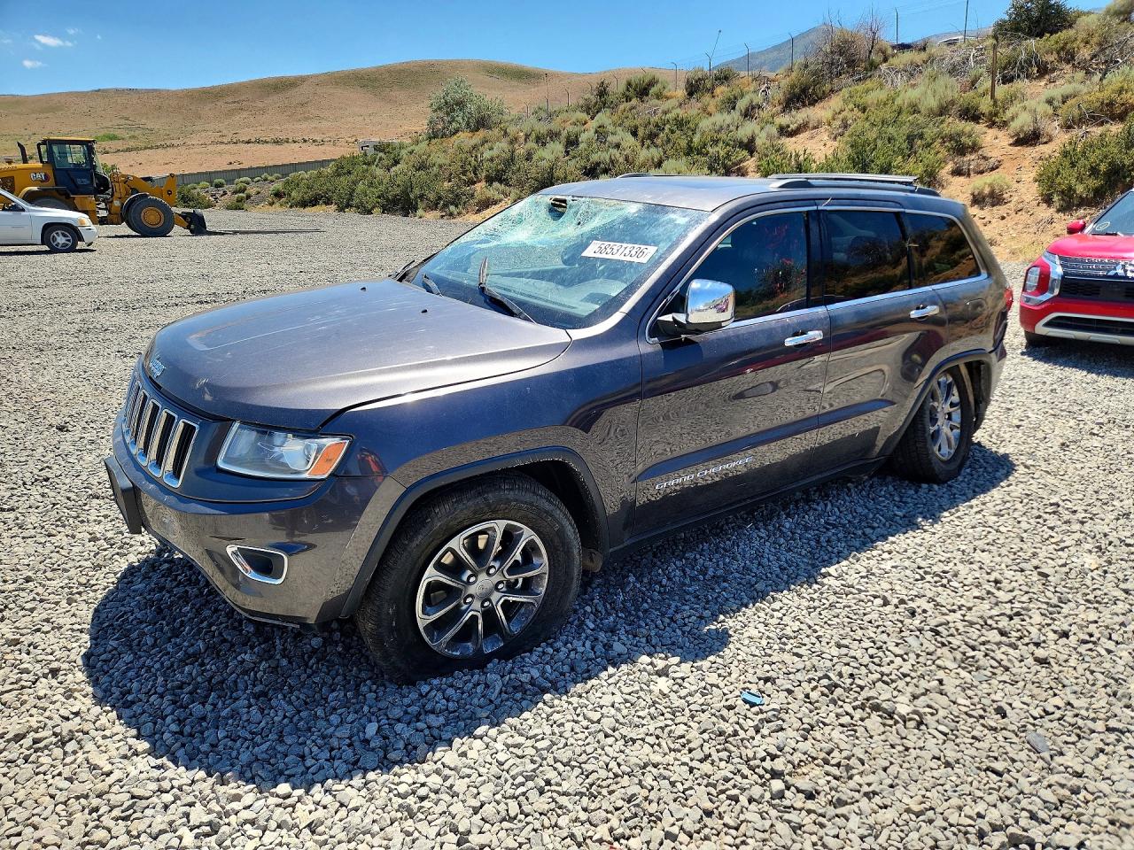 2014 Jeep Grand Cherokee Limited Charcoal vin: 1C4RJFBG1EC218889