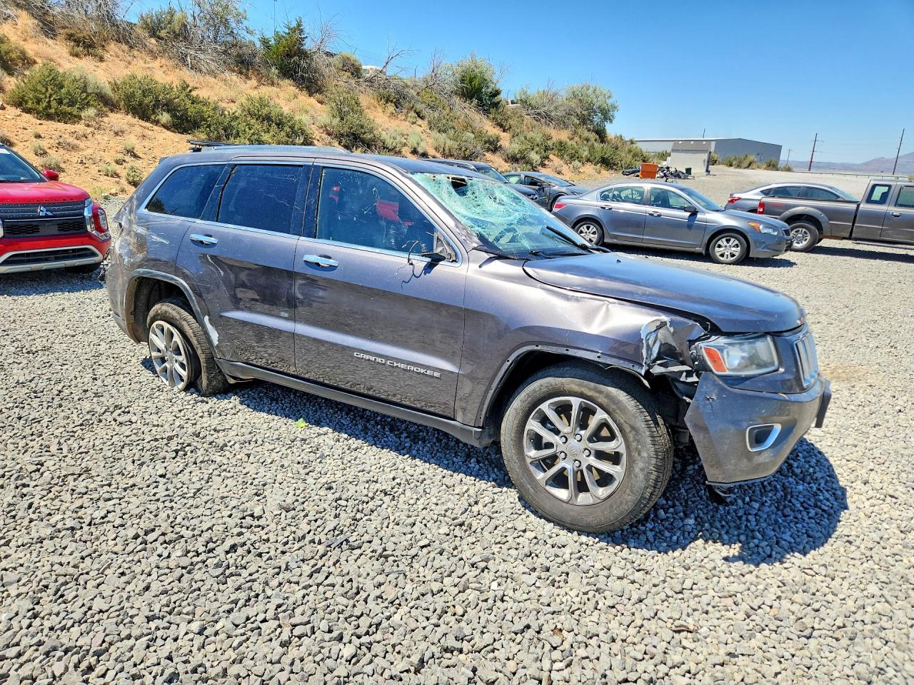2014 Jeep Grand Cherokee Limited Charcoal vin: 1C4RJFBG1EC218889