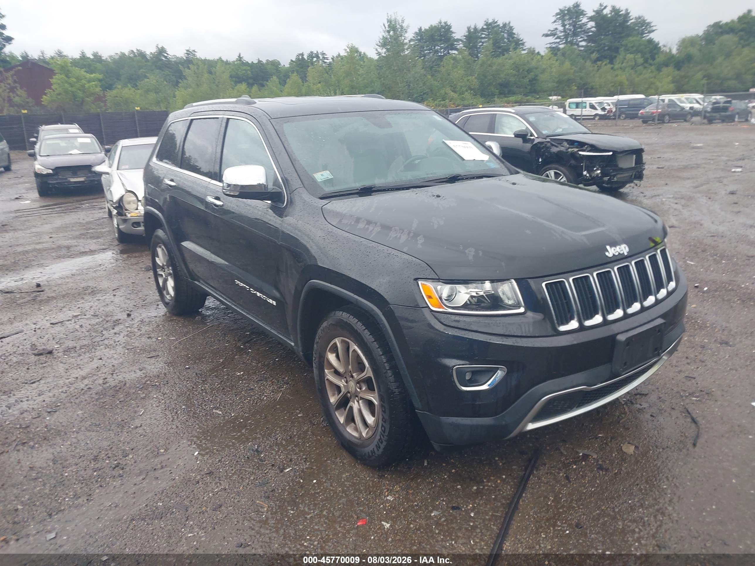 2014 Jeep Grand Cherokee Limited Черный vin: 1C4RJFBG1EC259149