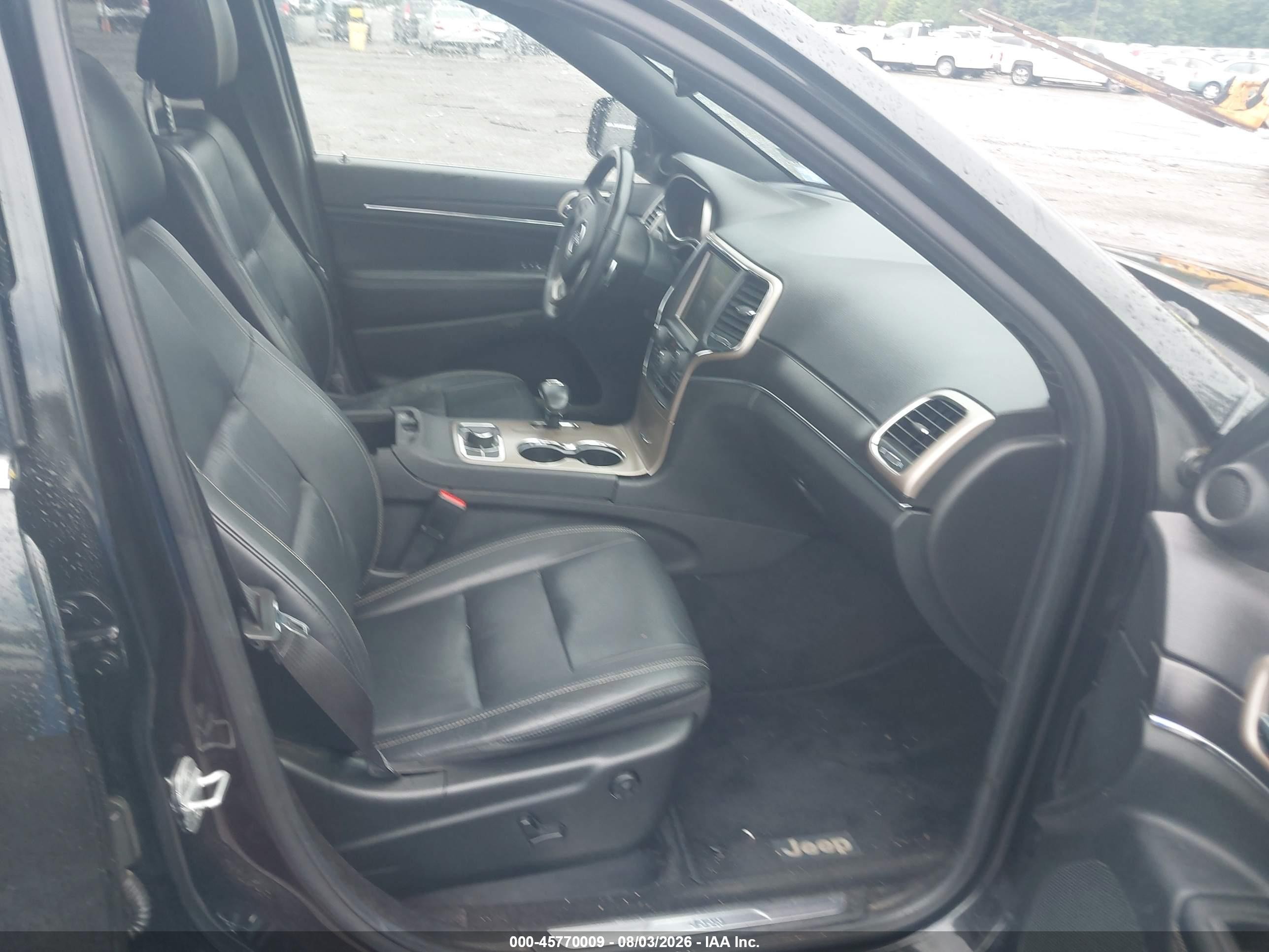 2014 Jeep Grand Cherokee Limited Black vin: 1C4RJFBG1EC259149