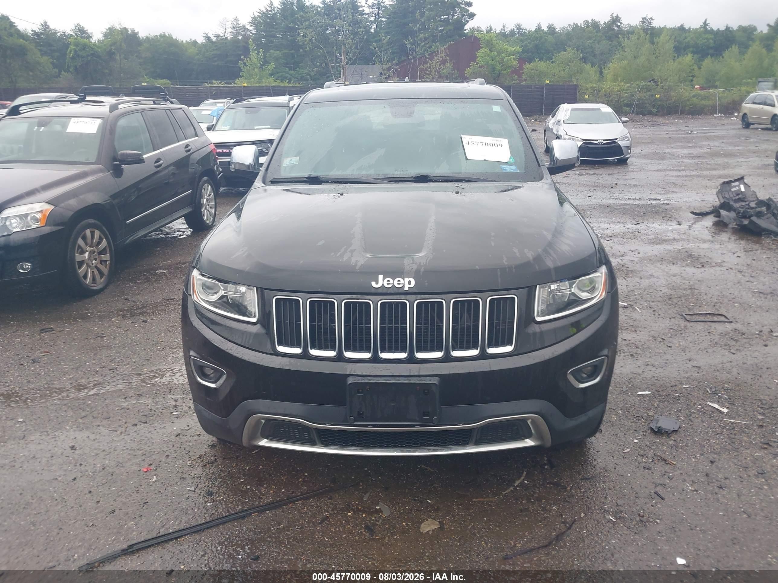 2014 Jeep Grand Cherokee Limited Black vin: 1C4RJFBG1EC259149