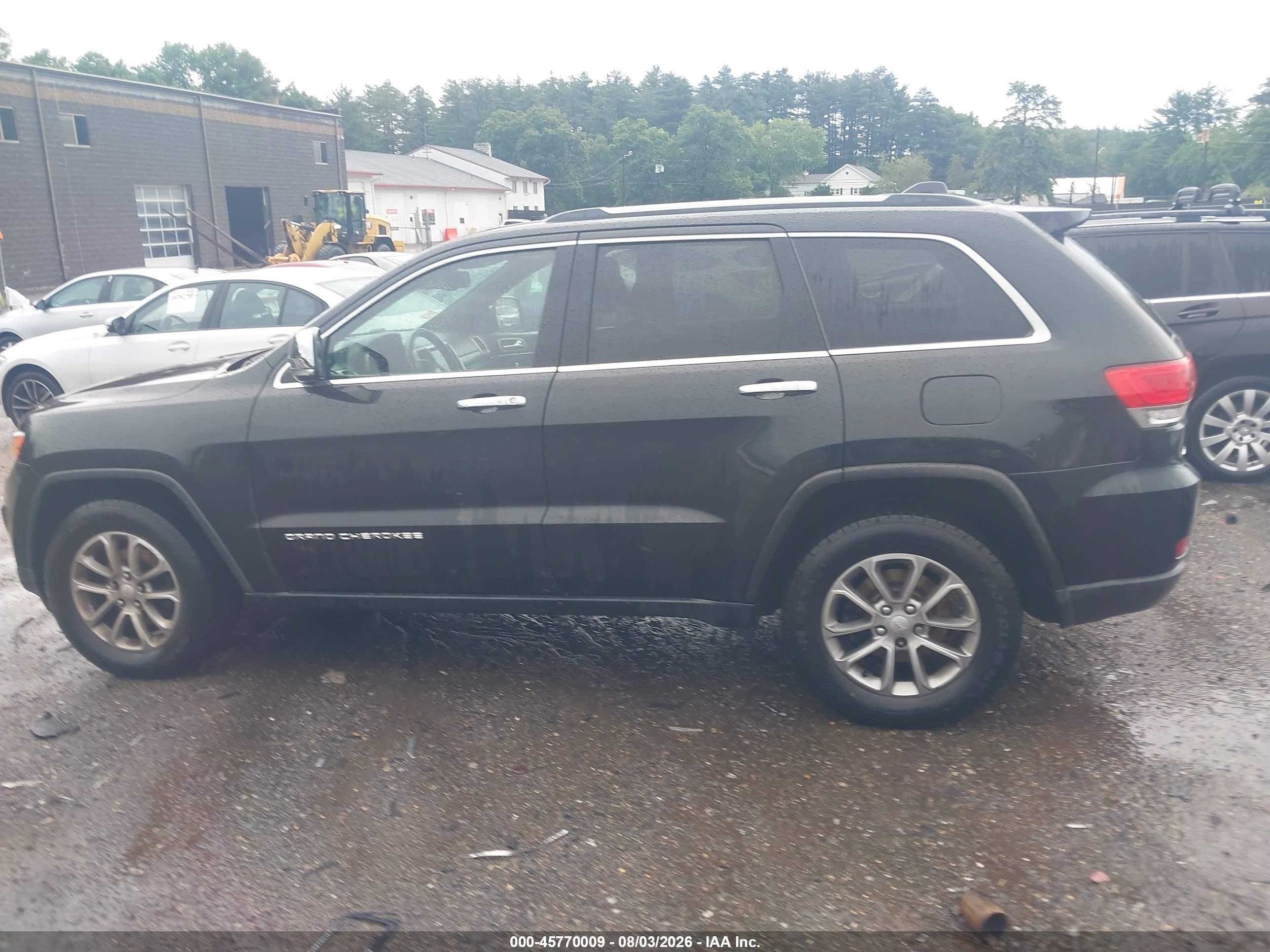 2014 Jeep Grand Cherokee Limited Black vin: 1C4RJFBG1EC259149