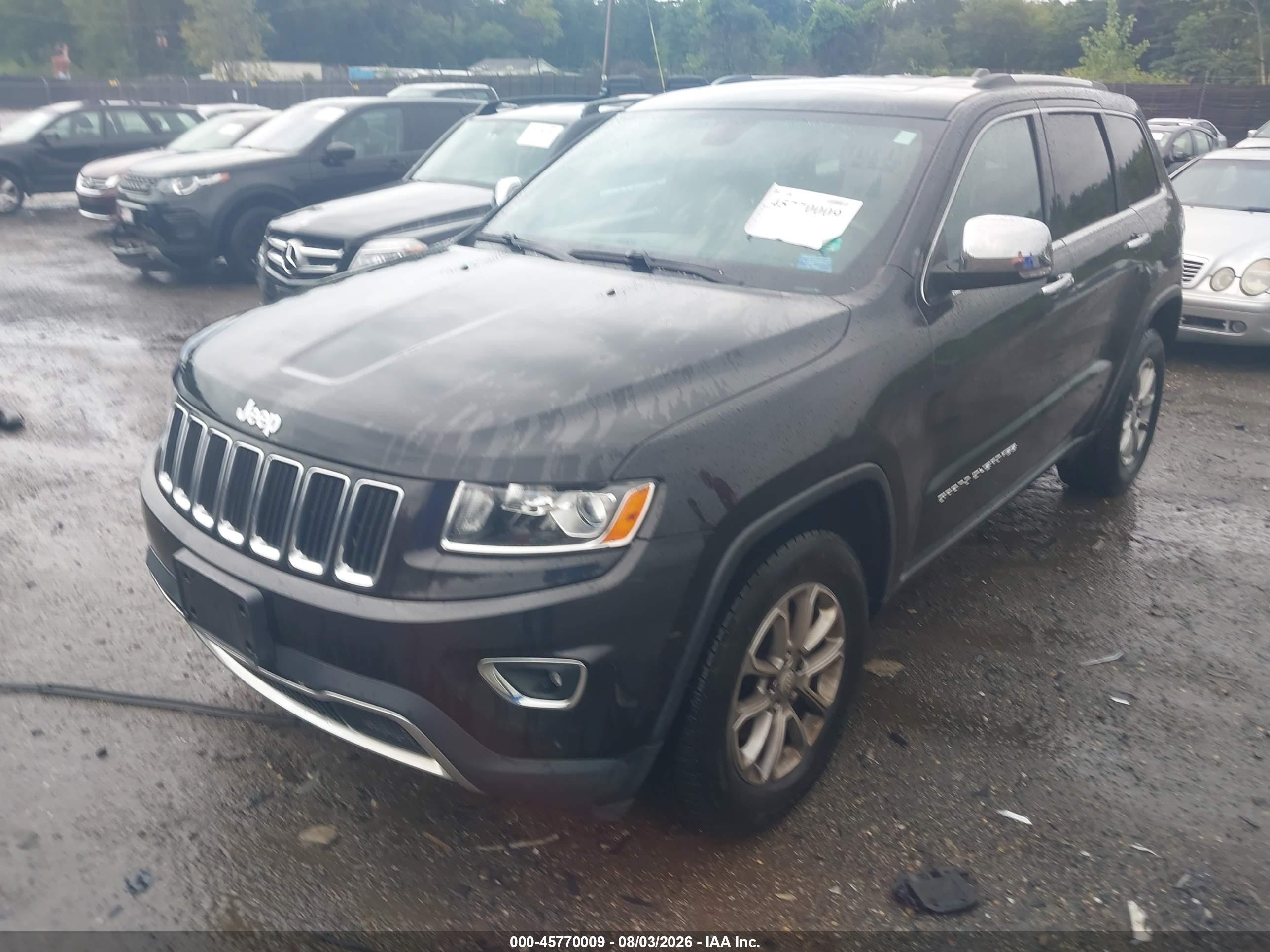 2014 Jeep Grand Cherokee Limited Black vin: 1C4RJFBG1EC259149