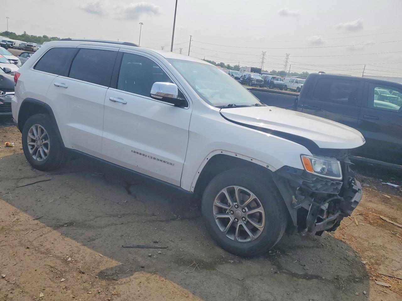 2014 Jeep Grand Cherokee Limited Белый vin: 1C4RJFBG1EC259426