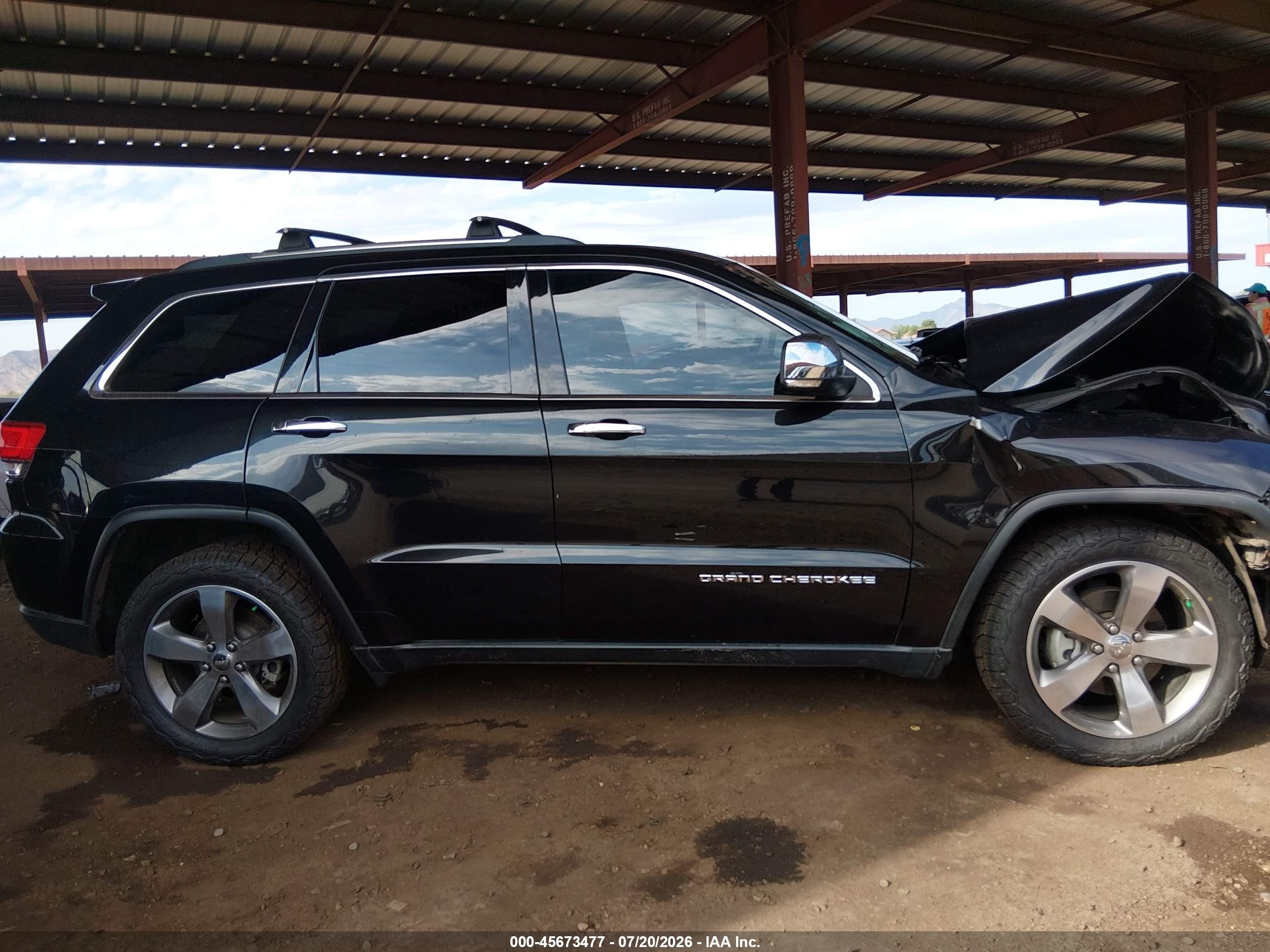 2014 Jeep Grand Cherokee Limited Black vin: 1C4RJFBG1EC266134