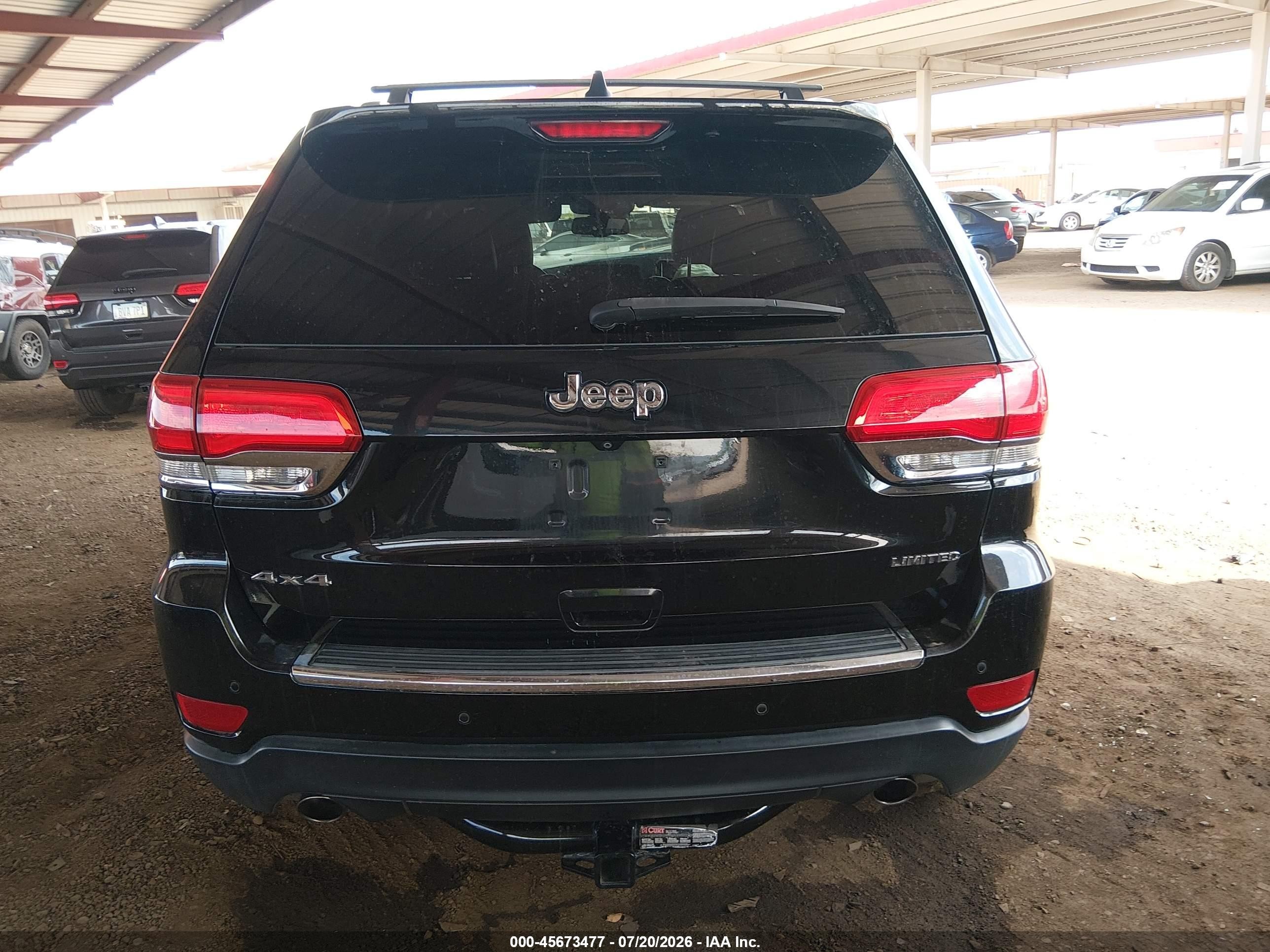 2014 Jeep Grand Cherokee Limited Black vin: 1C4RJFBG1EC266134