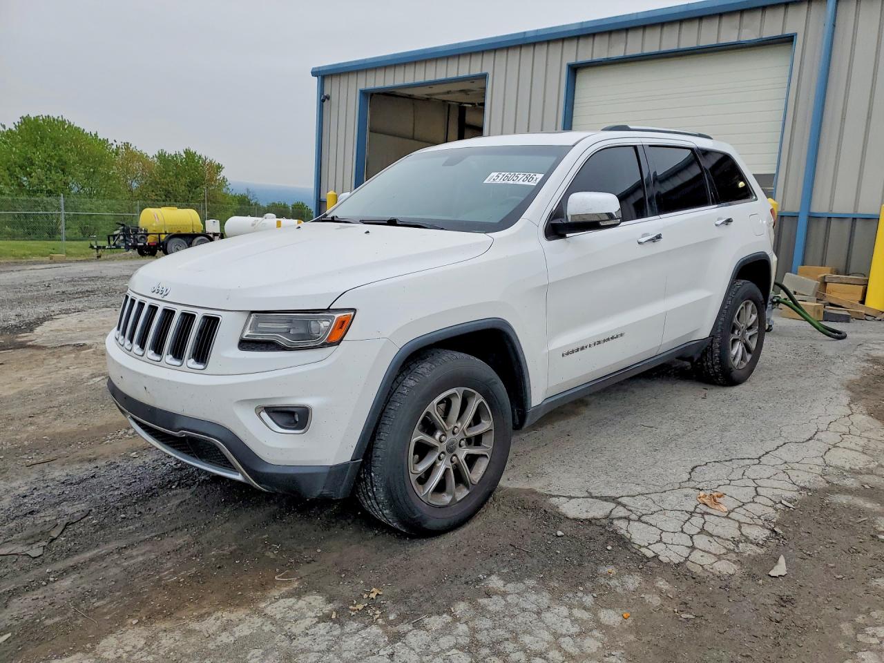 2014 Jeep Grand Cherokee Limited Белый vin: 1C4RJFBG1EC325375