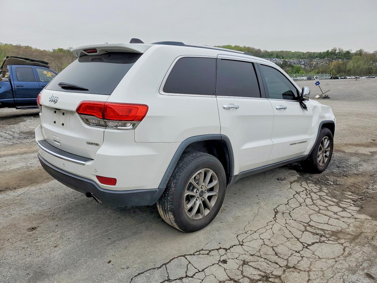 2014 Jeep Grand Cherokee Limited Белый vin: 1C4RJFBG1EC325375