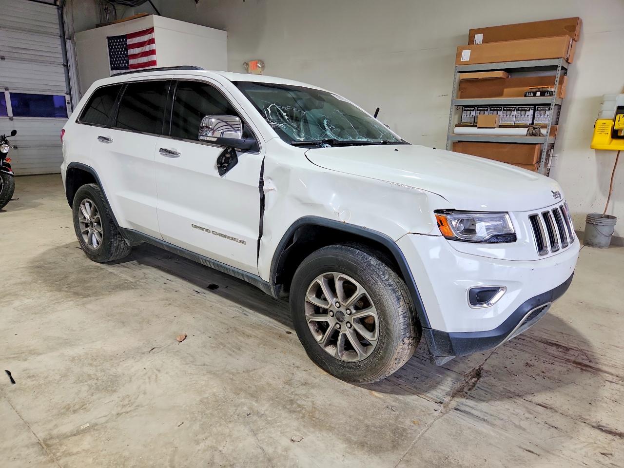 2014 Jeep Grand Cherokee Limited Белый vin: 1C4RJFBG1EC325375