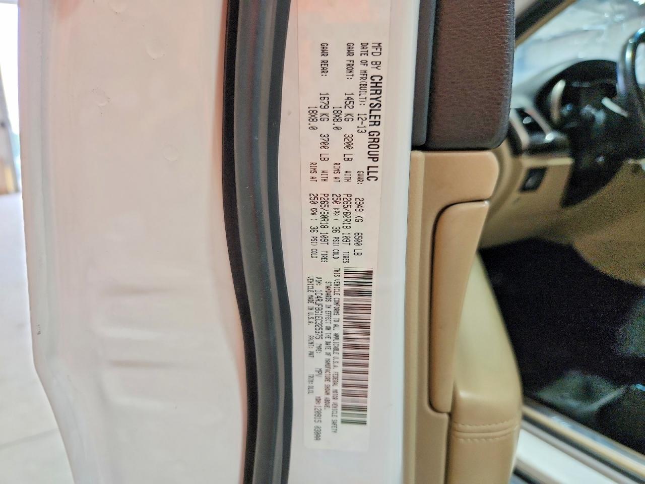 2014 Jeep Grand Cherokee Limited Белый vin: 1C4RJFBG1EC325375