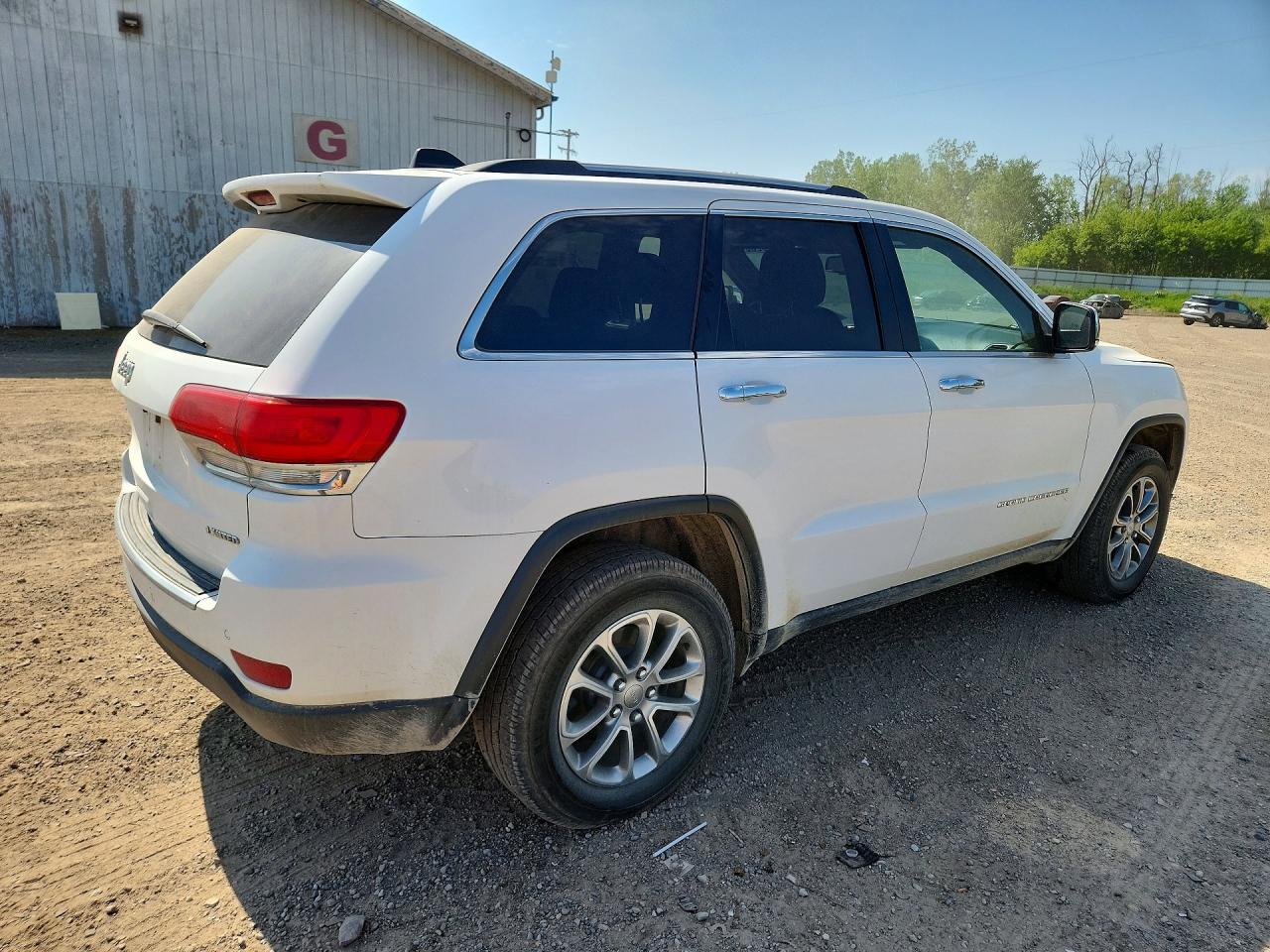 2014 Jeep Grand Cherokee Limited White vin: 1C4RJFBG1EC325926