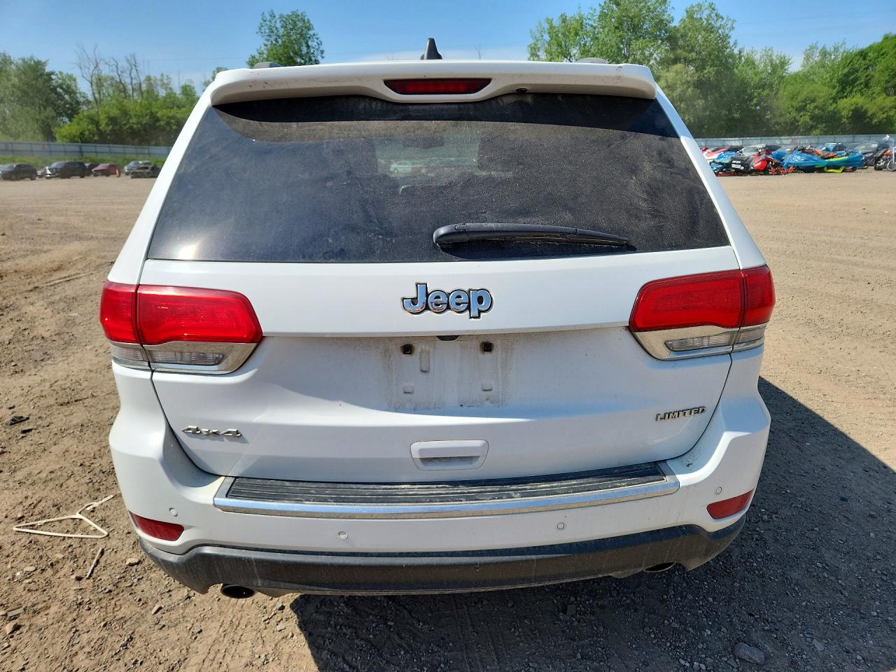 2014 Jeep Grand Cherokee Limited White vin: 1C4RJFBG1EC325926