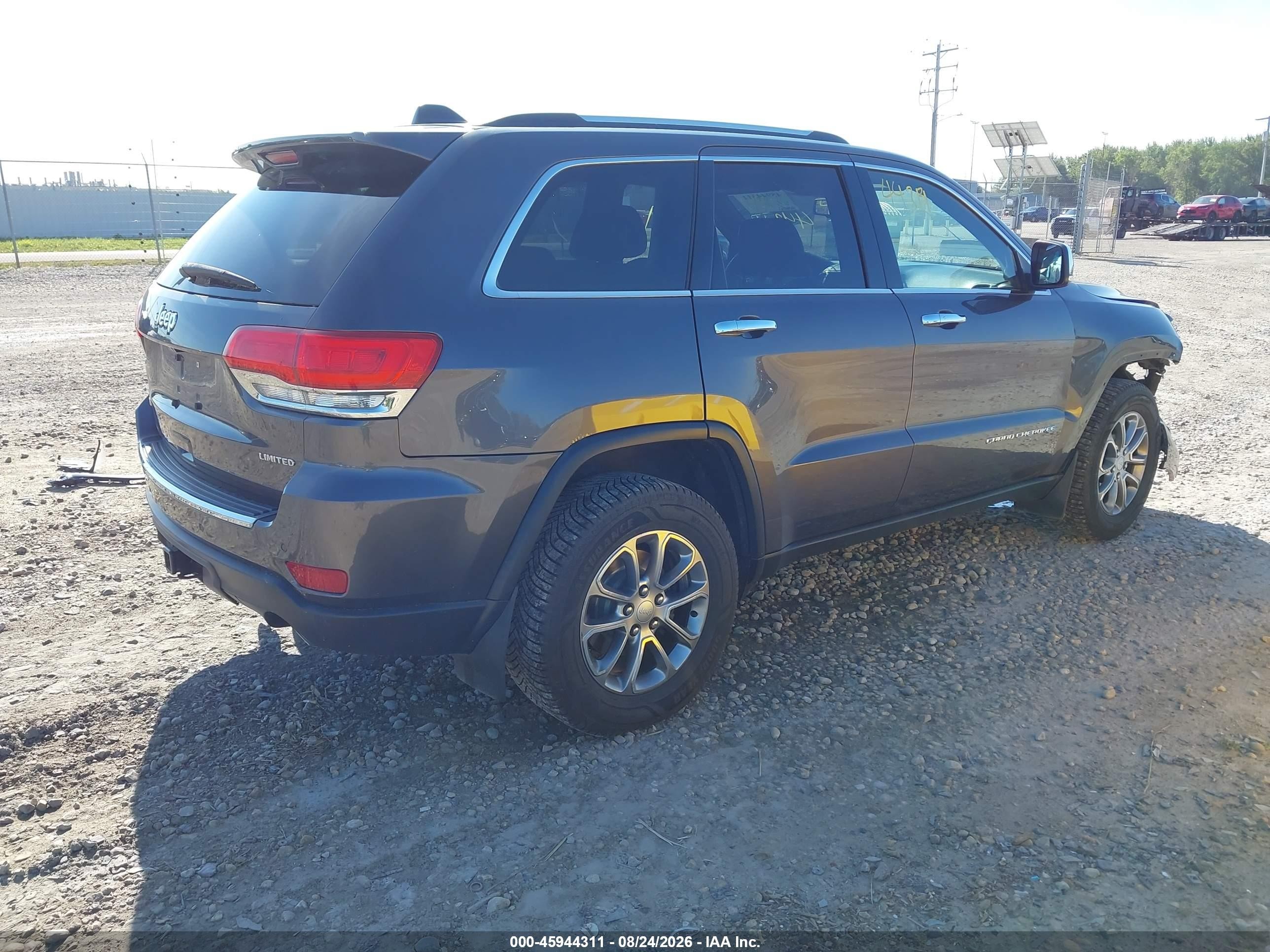 2014 Jeep Grand Cherokee Limited Gray vin: 1C4RJFBG1EC339860
