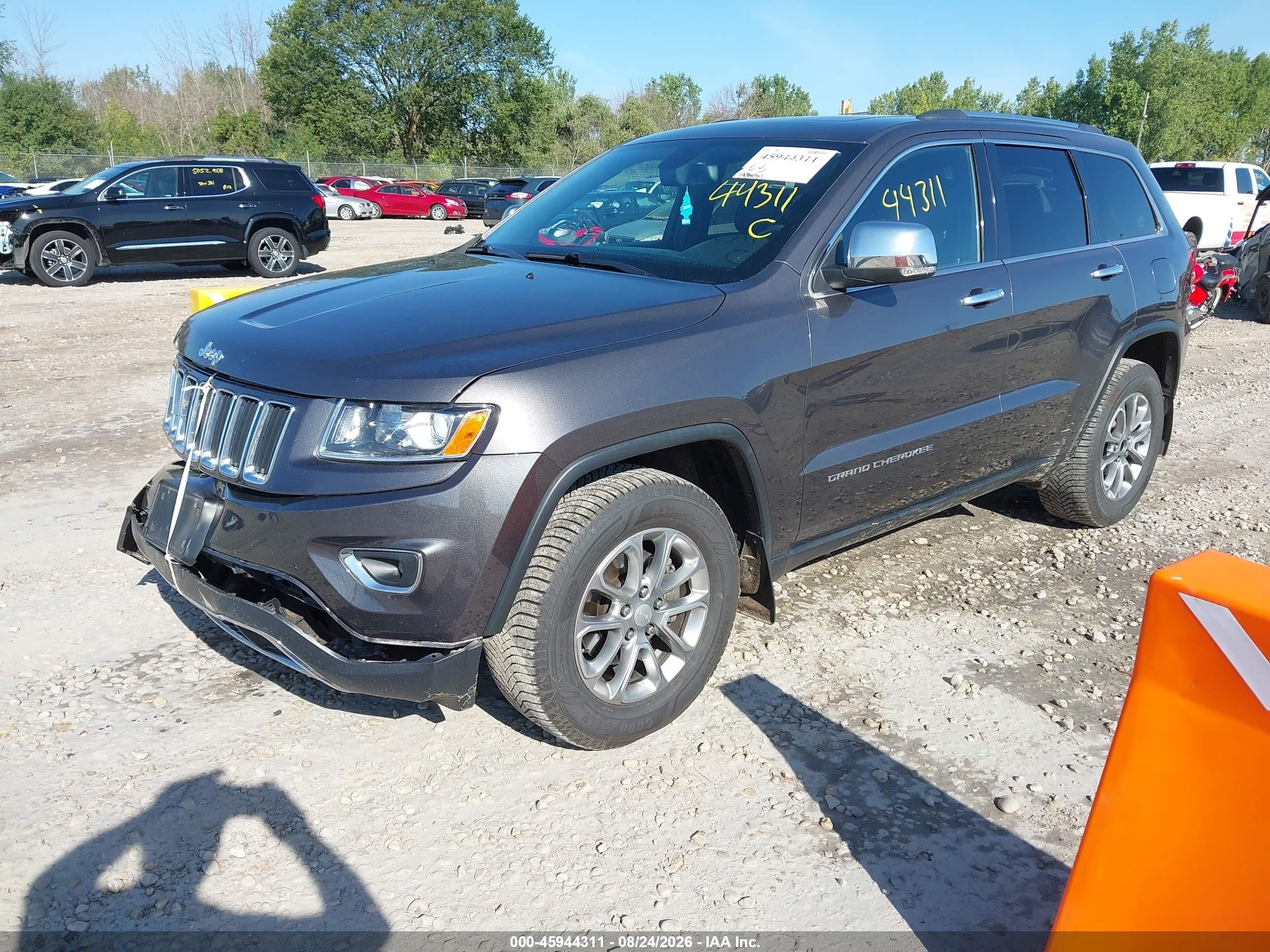 2014 Jeep Grand Cherokee Limited Gray vin: 1C4RJFBG1EC339860