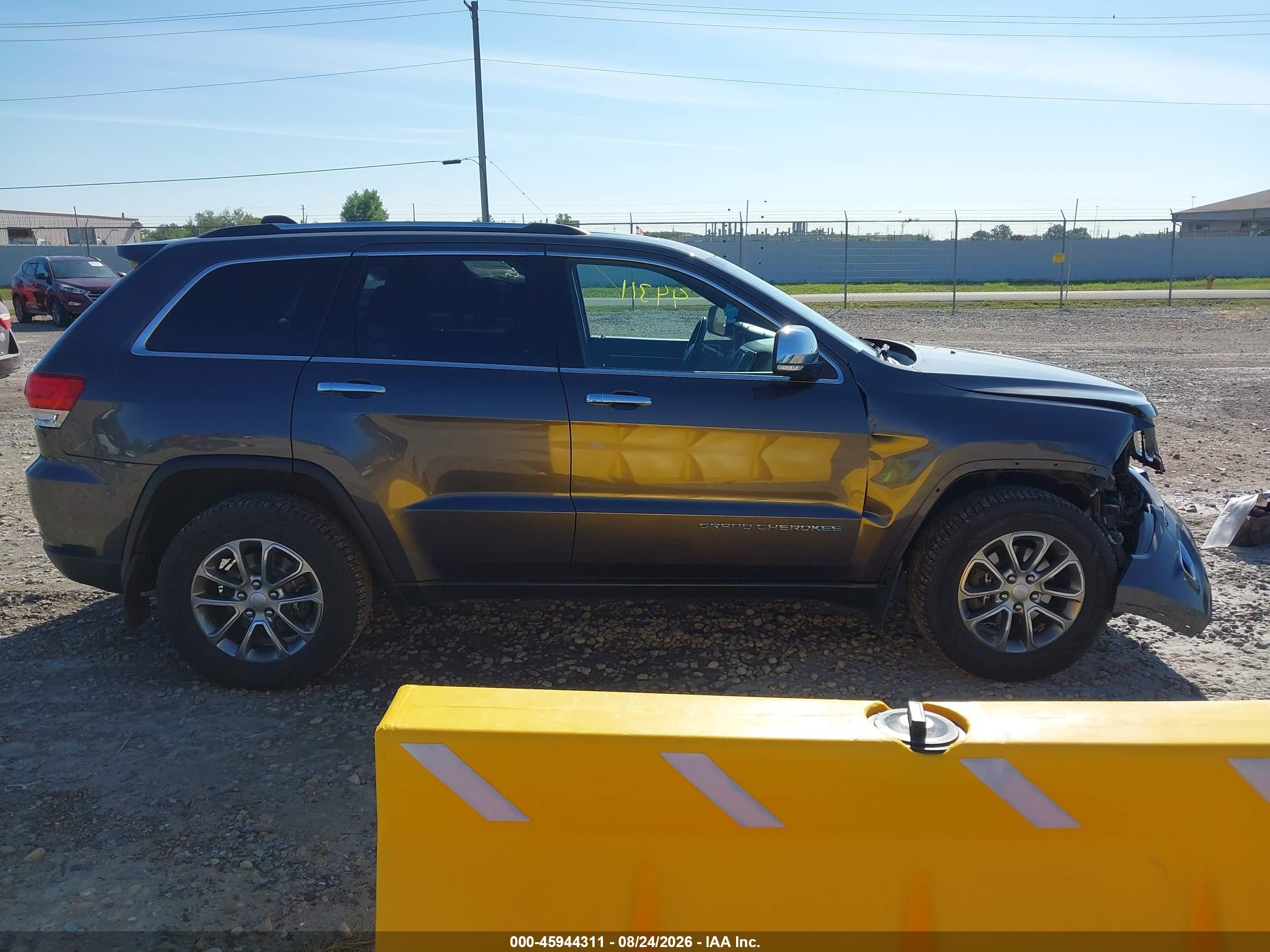 2014 Jeep Grand Cherokee Limited Gray vin: 1C4RJFBG1EC339860