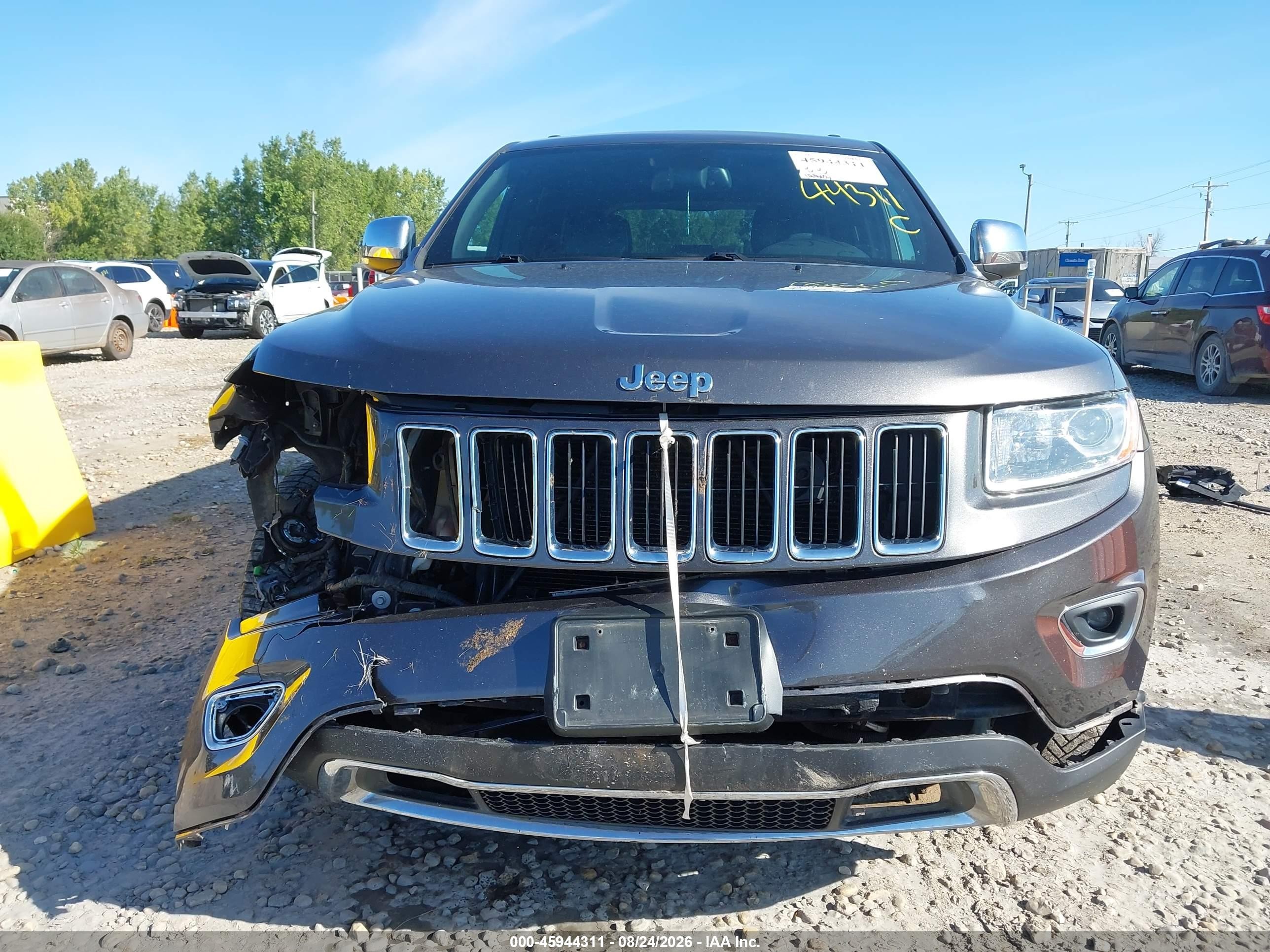 2014 Jeep Grand Cherokee Limited Gray vin: 1C4RJFBG1EC339860