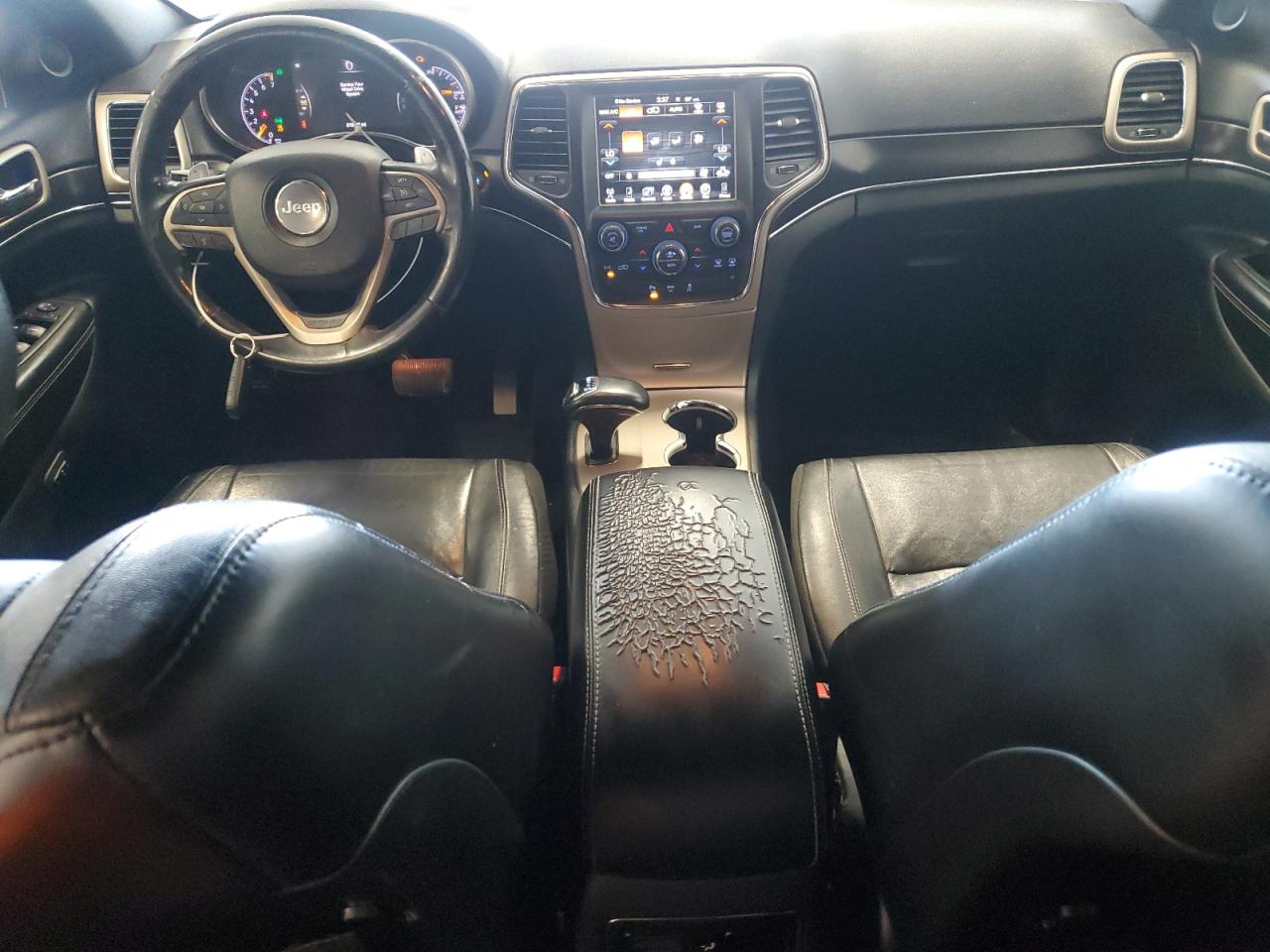 2014 Jeep Grand Cherokee Limited Black vin: 1C4RJFBG1EC377122 Damage: Front Center Armrest, Worn, Replacement Required