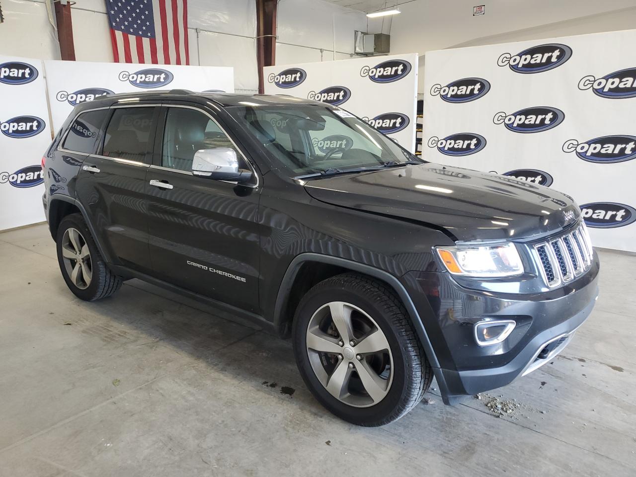 2014 Jeep Grand Cherokee Limited Black vin: 1C4RJFBG1EC377122 Damage: Right Front Fender, Chipped, 3