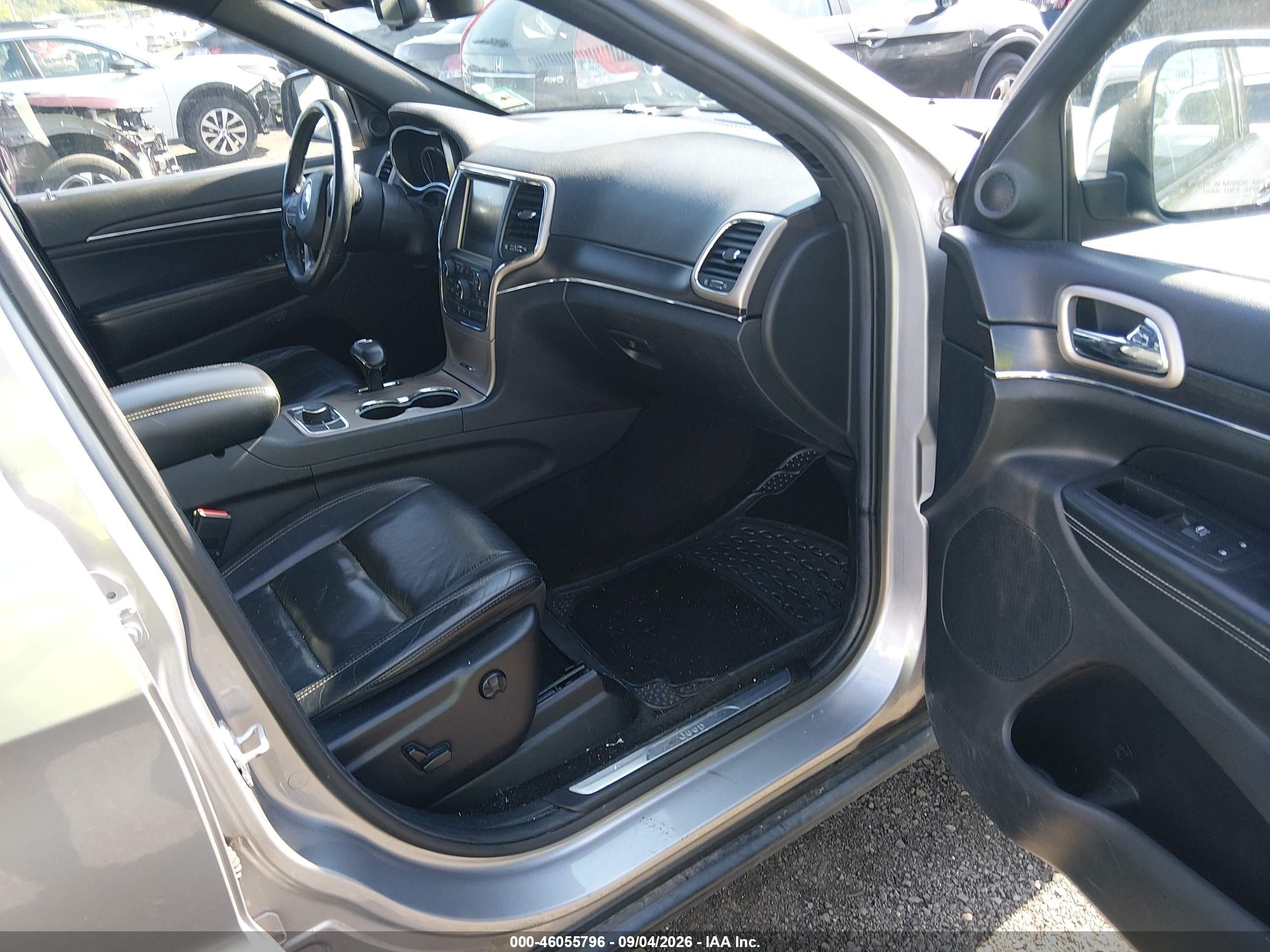 2014 Jeep Grand Cherokee Limited Серый vin: 1C4RJFBG1EC408417