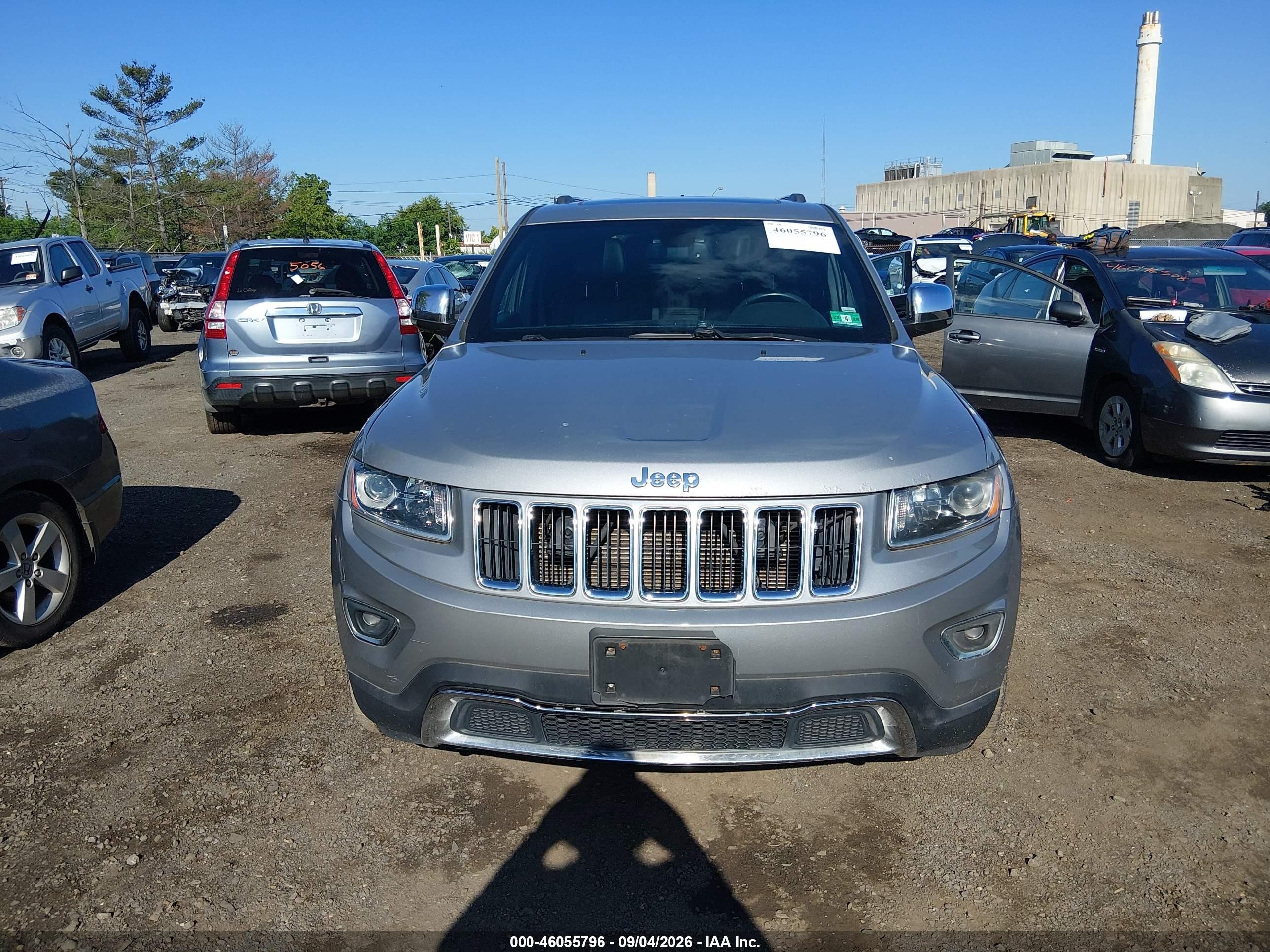 2014 Jeep Grand Cherokee Limited Серый vin: 1C4RJFBG1EC408417