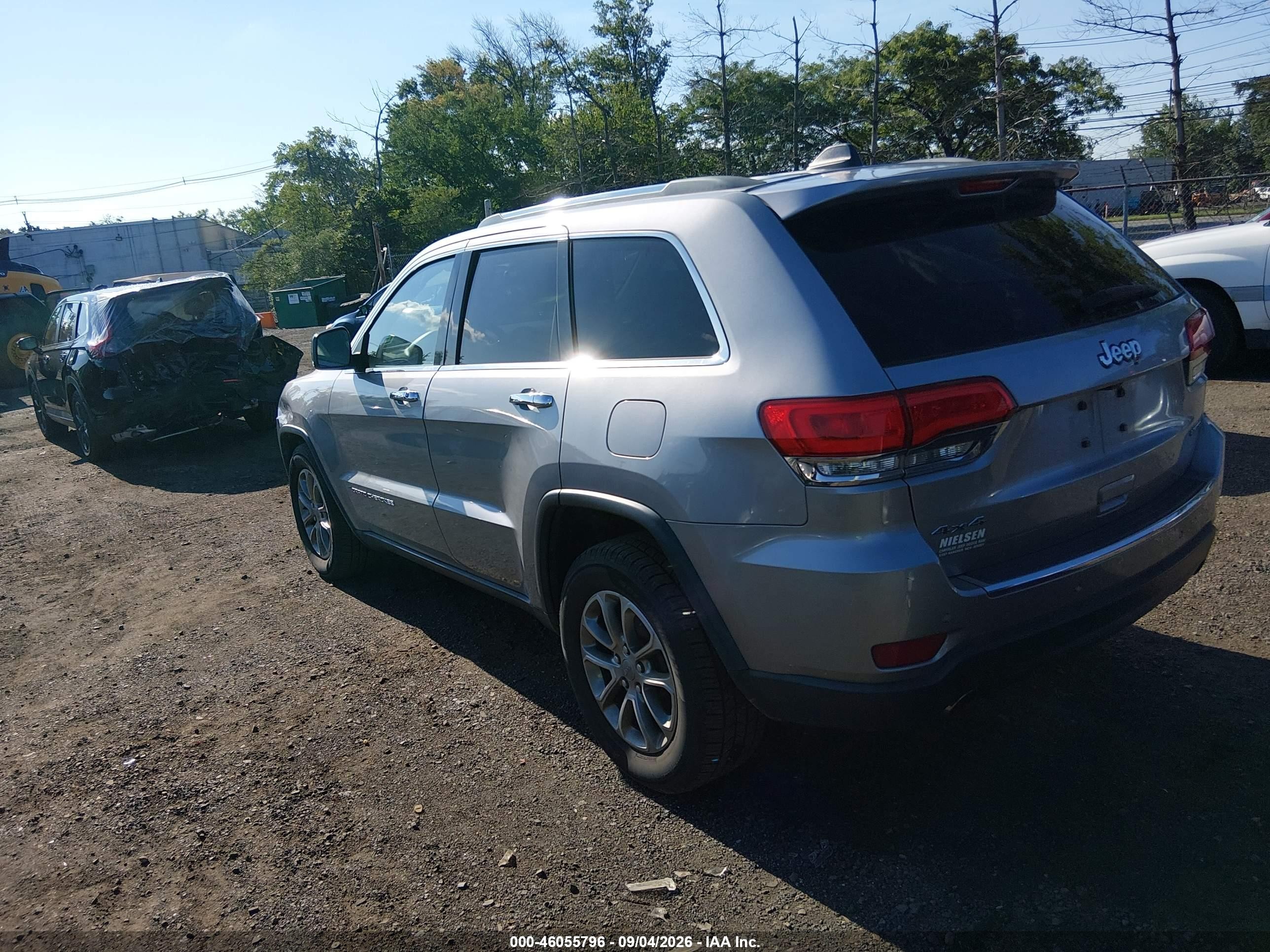 2014 Jeep Grand Cherokee Limited Серый vin: 1C4RJFBG1EC408417