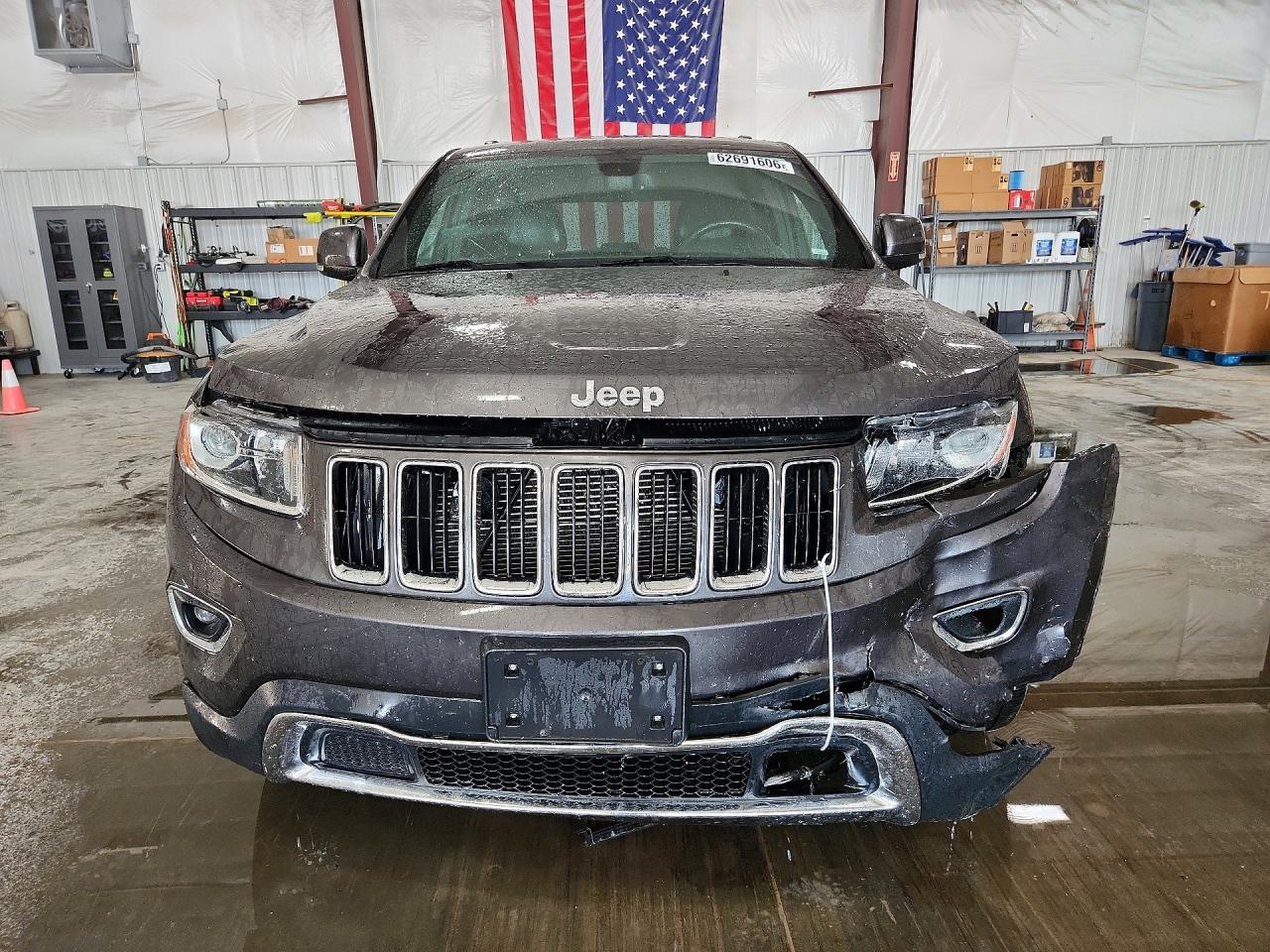 2014 Jeep Grand Cherokee Limited Gray vin: 1C4RJFBG1EC447329