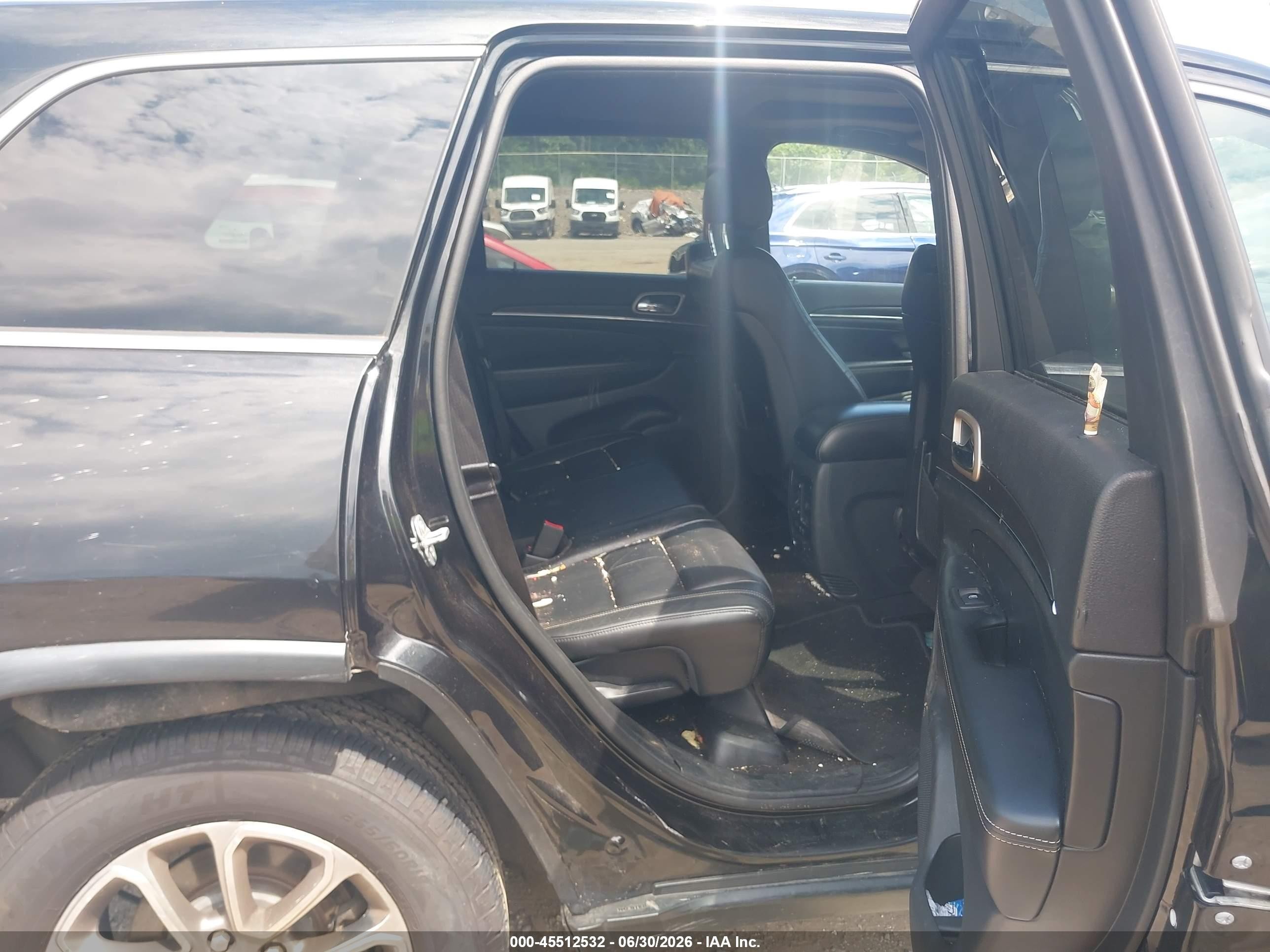 2014 Jeep Grand Cherokee Limited Black vin: 1C4RJFBG1EC450232