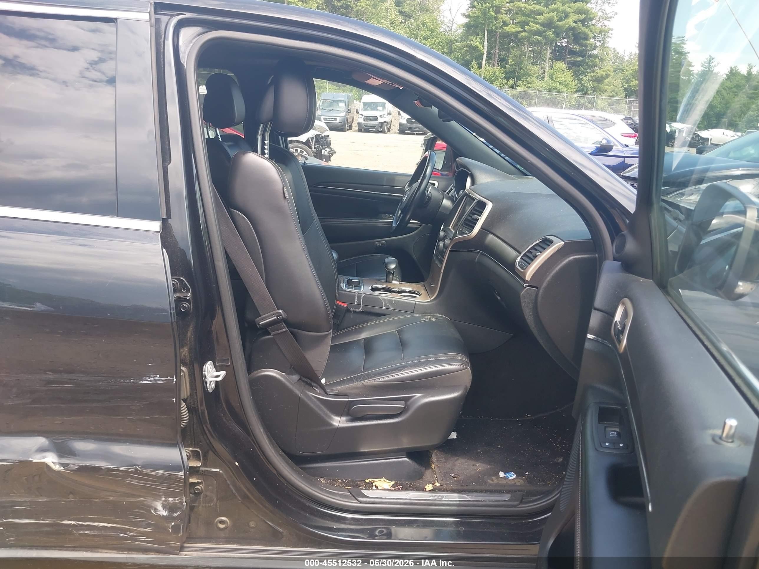 2014 Jeep Grand Cherokee Limited Black vin: 1C4RJFBG1EC450232