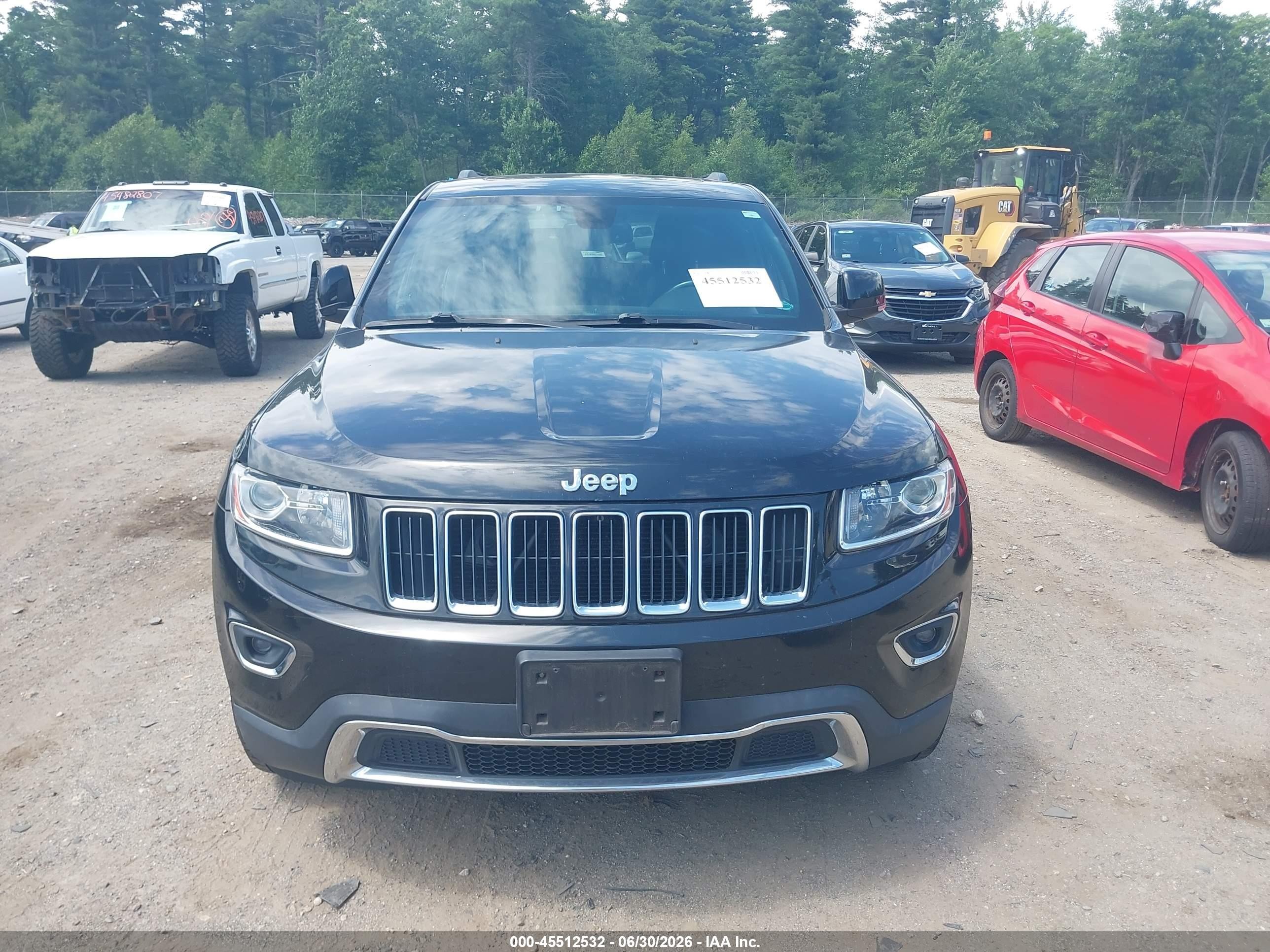 2014 Jeep Grand Cherokee Limited Black vin: 1C4RJFBG1EC450232