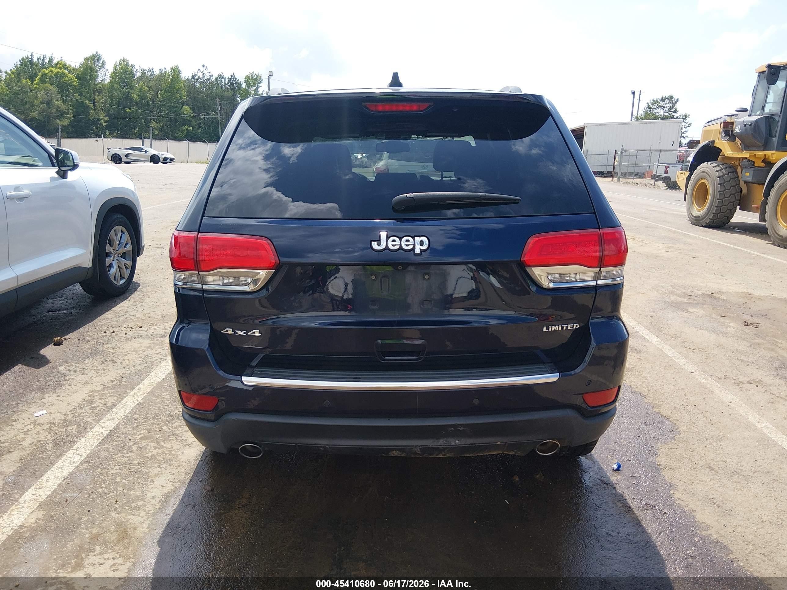 2014 Jeep Grand Cherokee Limited Blue vin: 1C4RJFBG1EC534485
