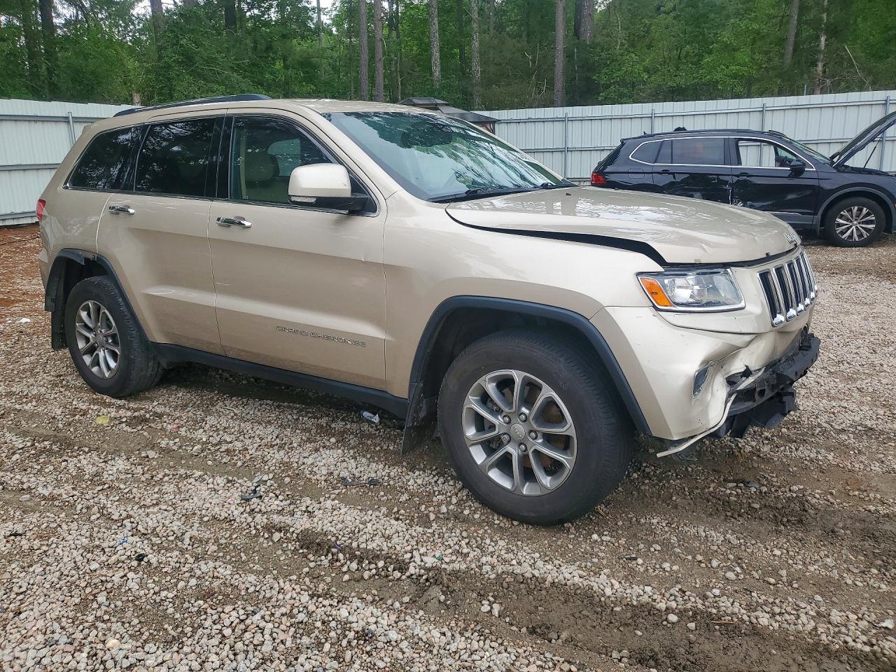 2014 Jeep Grand Cherokee Limited Beige vin: 1C4RJFBG1EC535278