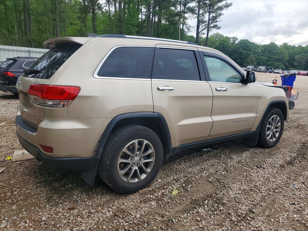 2014 Jeep Grand Cherokee Limited Beige vin: 1C4RJFBG1EC535278