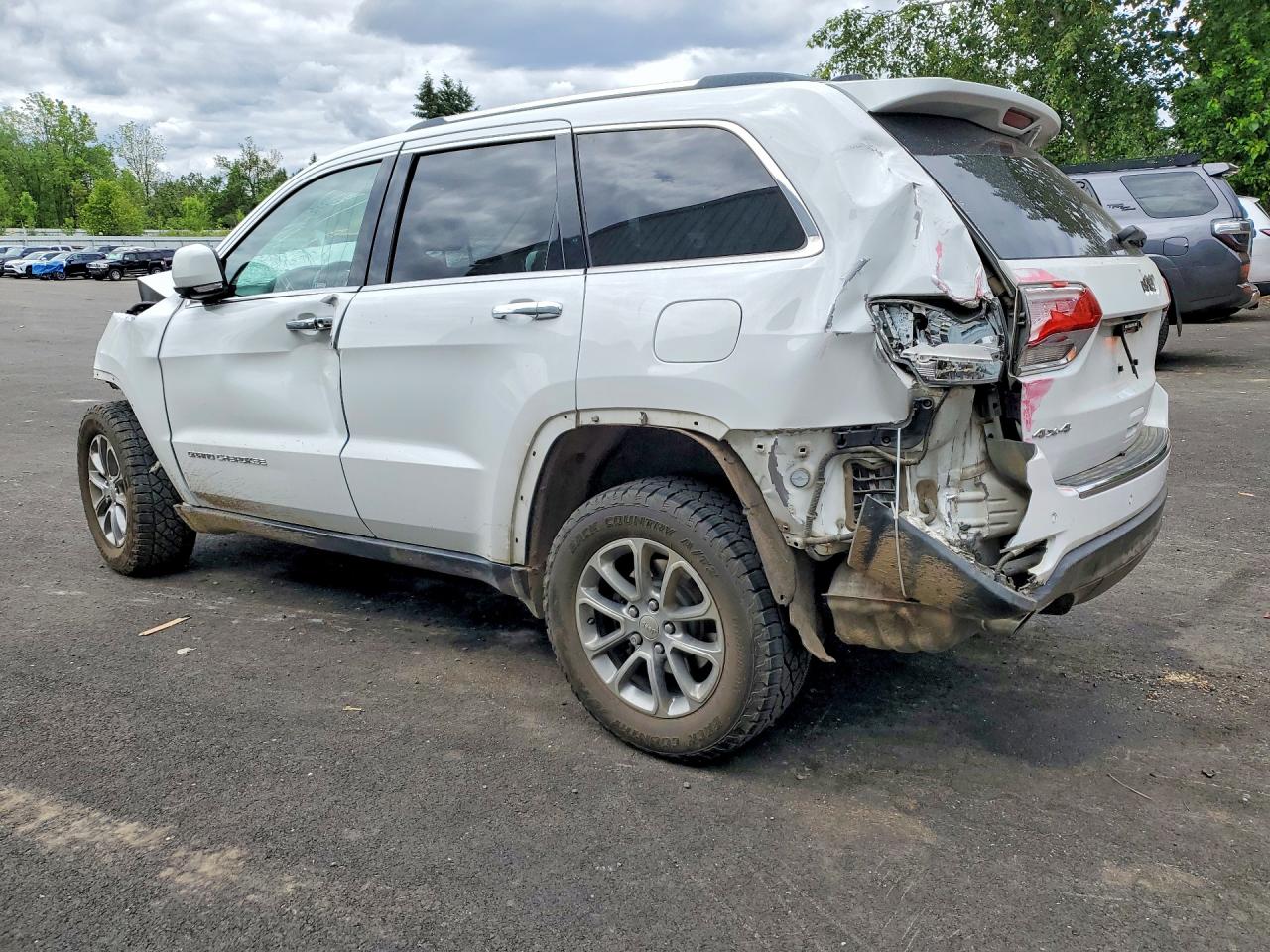 2014 Jeep Grand Cherokee Limited White vin: 1C4RJFBG1EC540545