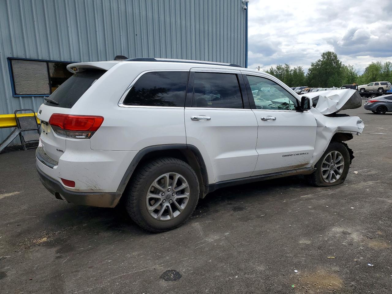 2014 Jeep Grand Cherokee Limited White vin: 1C4RJFBG1EC540545